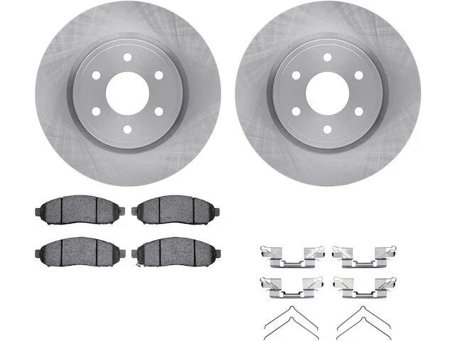 Front Brake Pad and Rotor Kit for Suzuki Equator (2009–2012) DG211GS