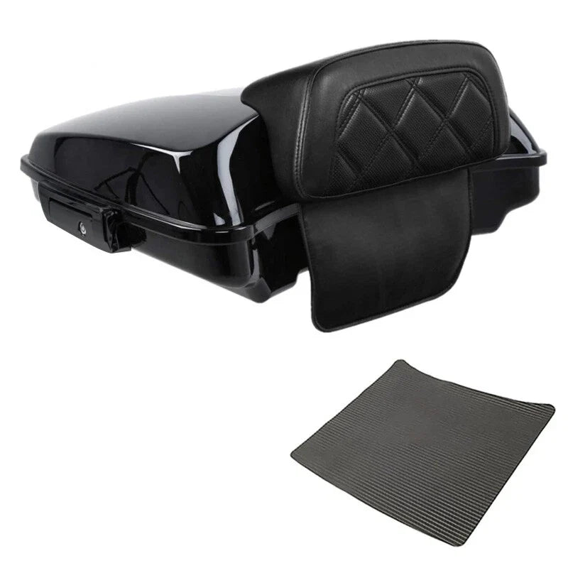 Backrest Pad Razor for Touring Harley Road King Glide 2014-2026 Black