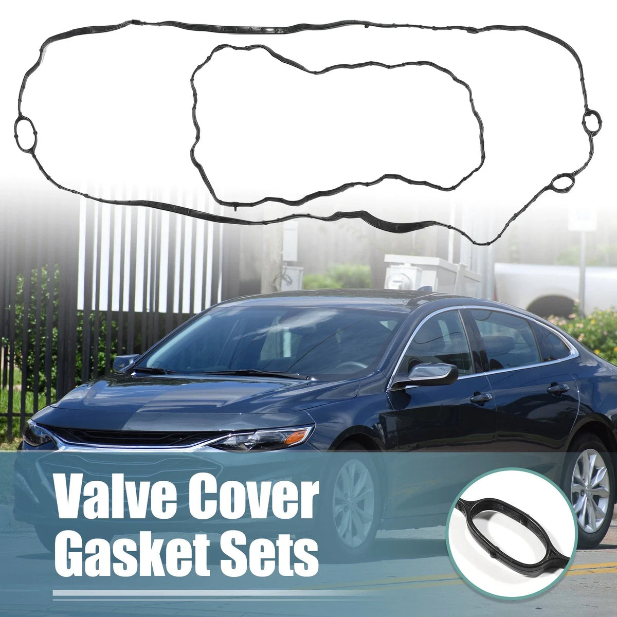 Set of 1 Valve Cover Gasket 12636177 for Chevrolet Malibu (2016–2022) Rubber