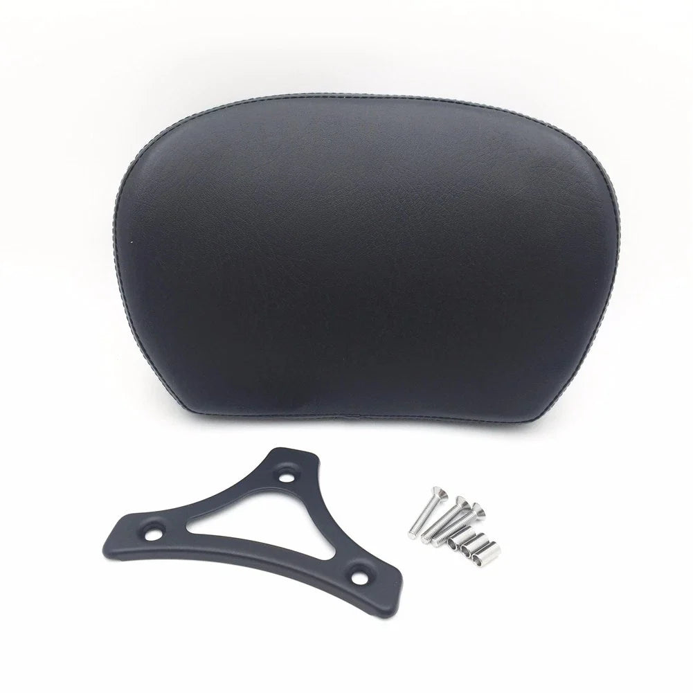 Flat Black Backrest Pad Mount Kit for Harley Touring (1997-2017)