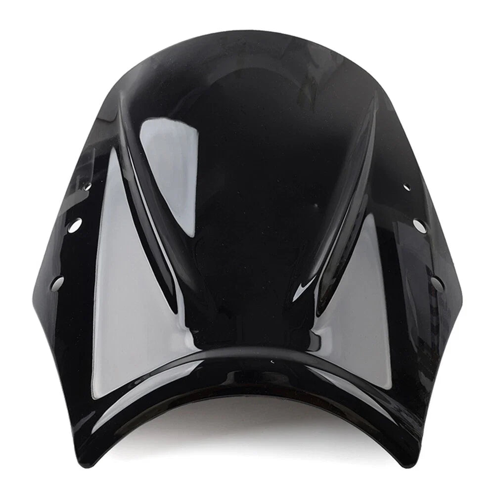Windshield Deflector for Universal Motorcycle (All Years) - Black