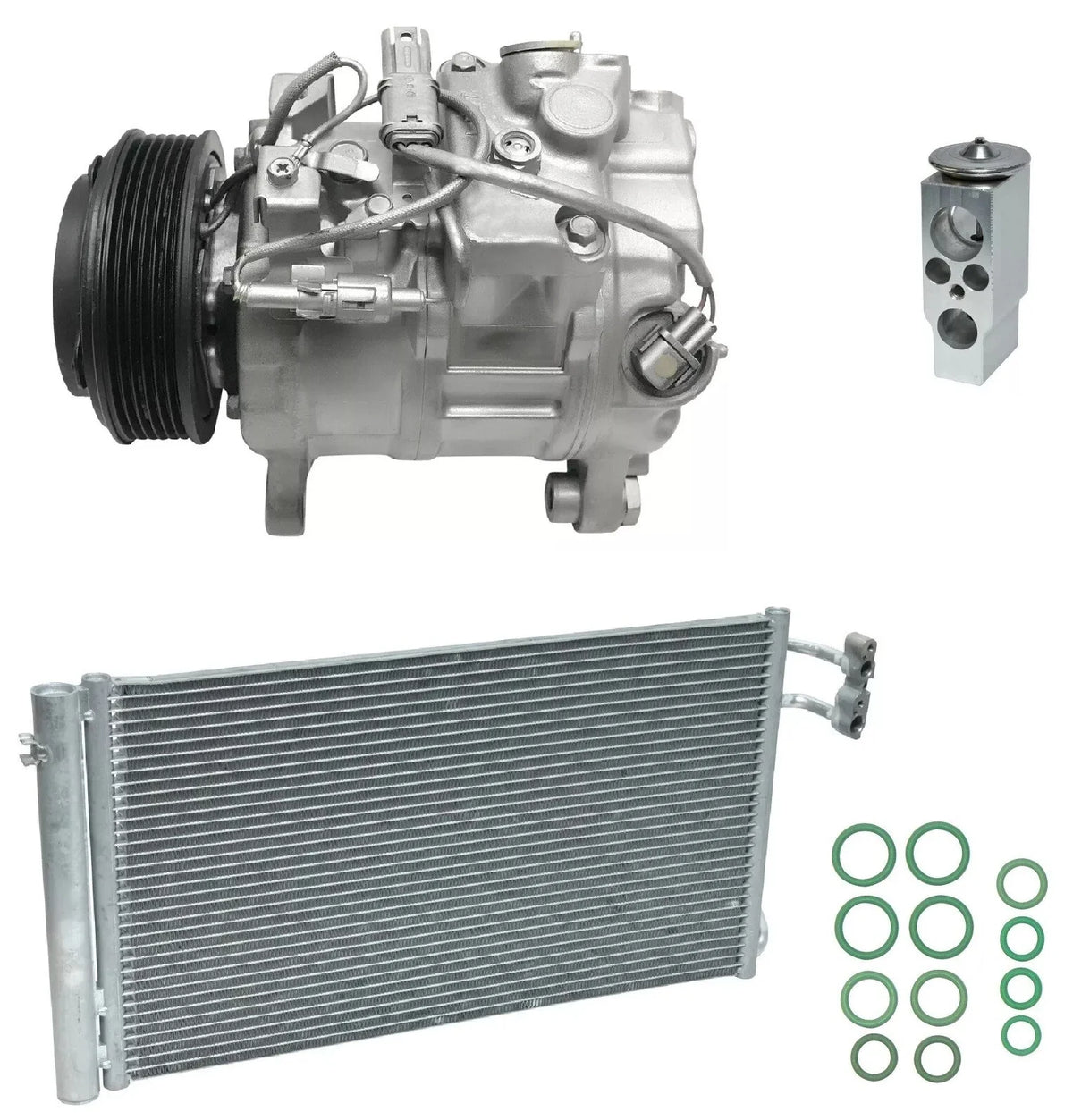 AC Compressor Kit With Condenser for BMW Z4 2.0L Turbo (2012–2016)