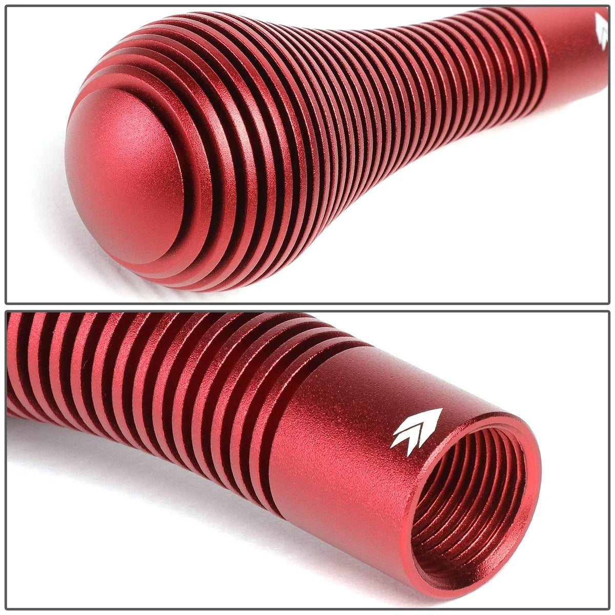NRG 115mm Red Heat Sink Bubble Head Shift Knob for Universal Vehicles (2010–2023)