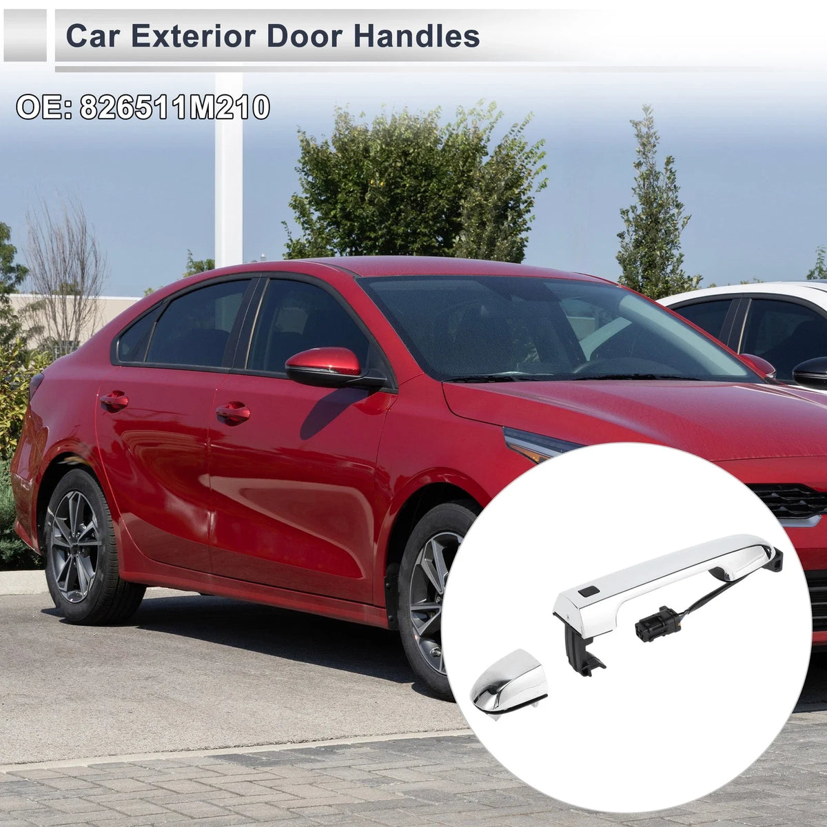 Front Right Door Handle for Kia Forte (2010–2013) No. 826511M210