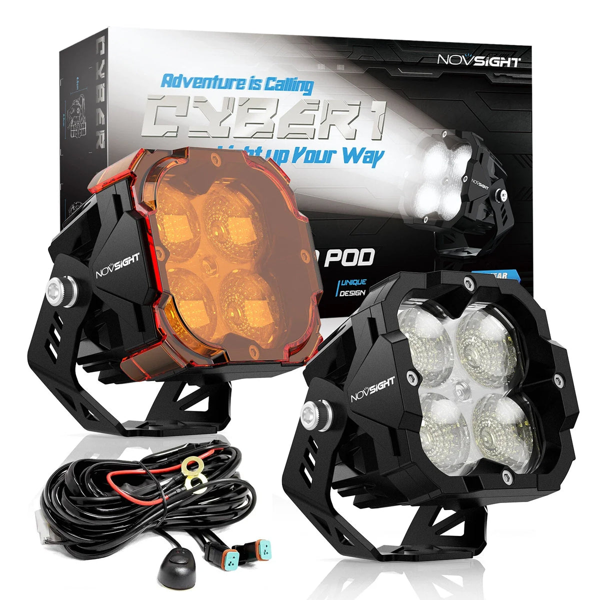 2X LED Headlight Pods for SUV Jeep (2010–2023)