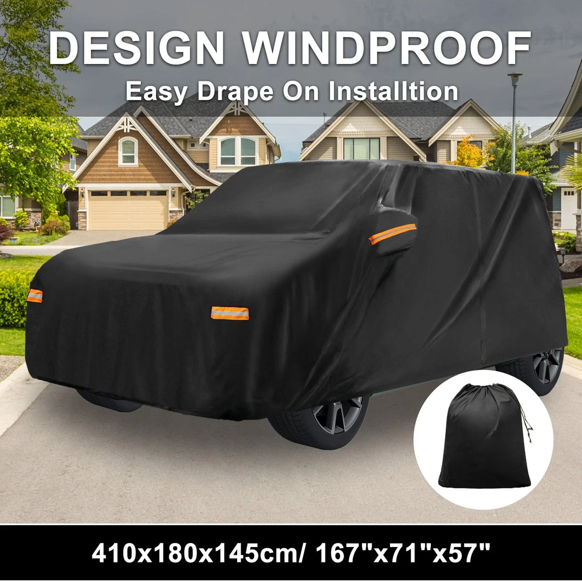Waterproof Car Cover for Kia Soul (2010–2023) - Aluminum Film, Zipper