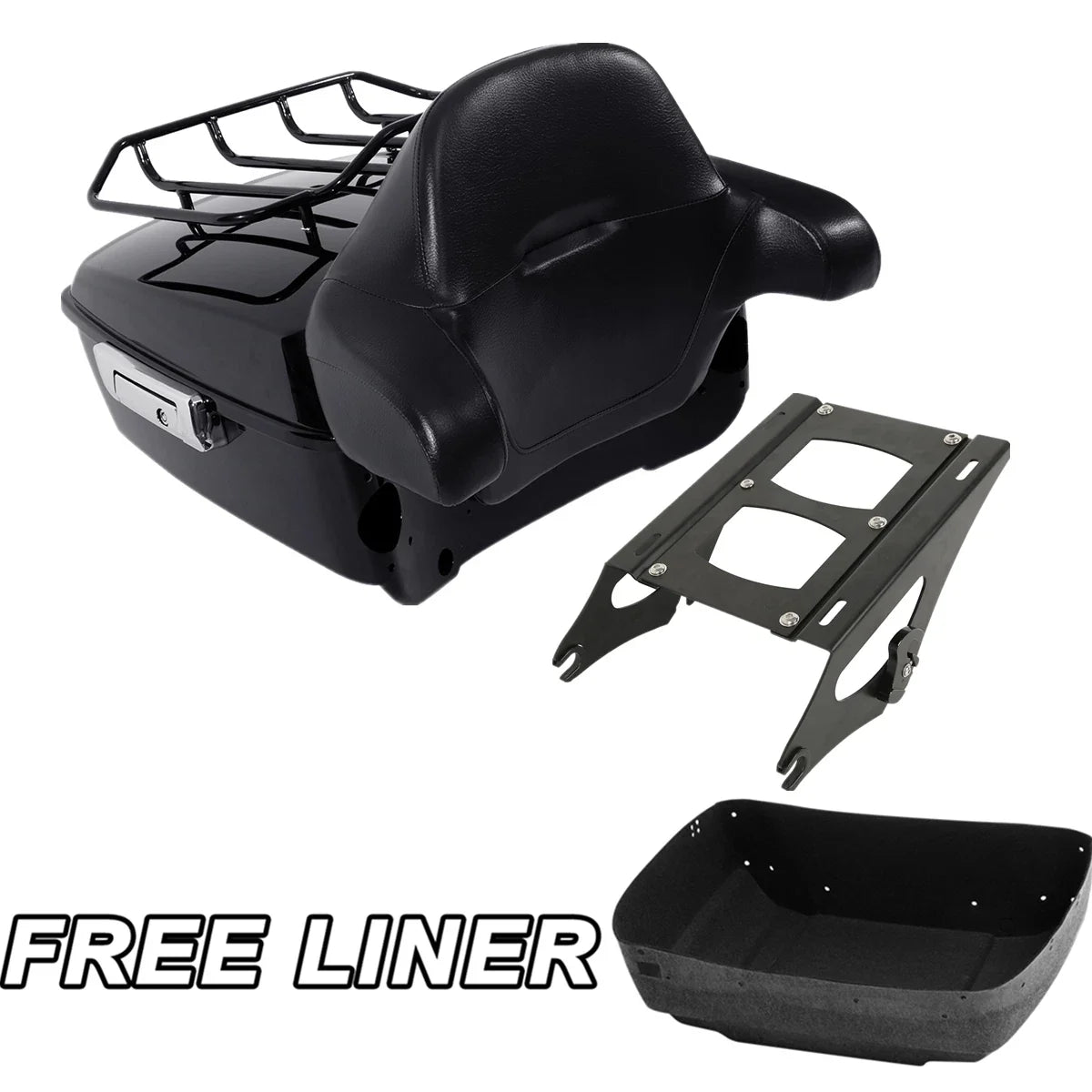Trunk Backrest Rack for Harley Touring Glide (2014-2026)