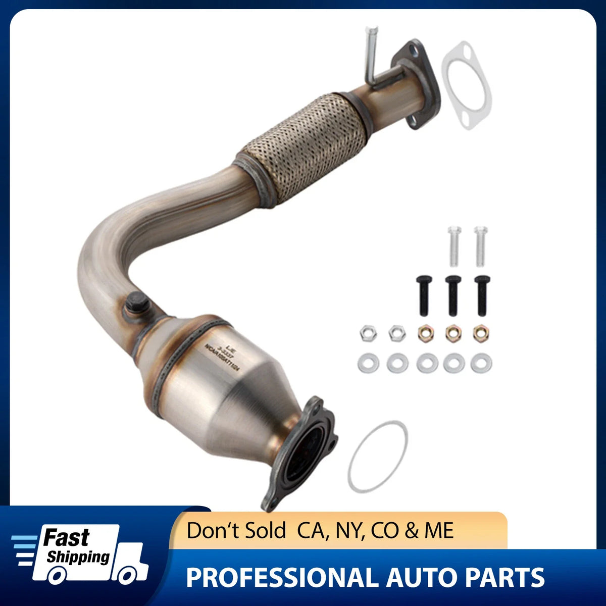 Front Catalytic Converter for Chevrolet Equinox, Captiva Sport (2010–2015)