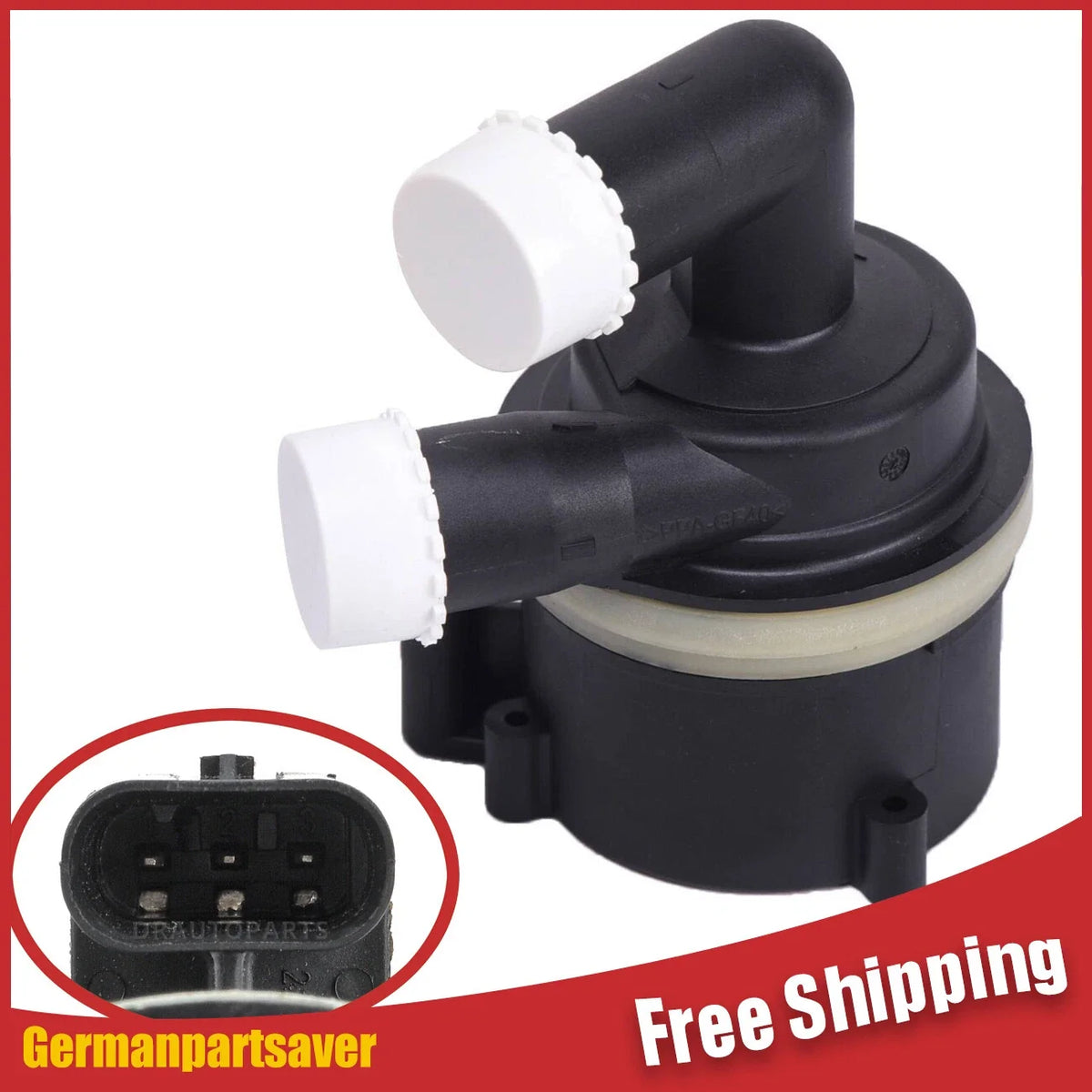 Auxiliary Water Pump for Audi A3 Q3 Q5 TT VW Golf Passat Jetta (2009–2016)
