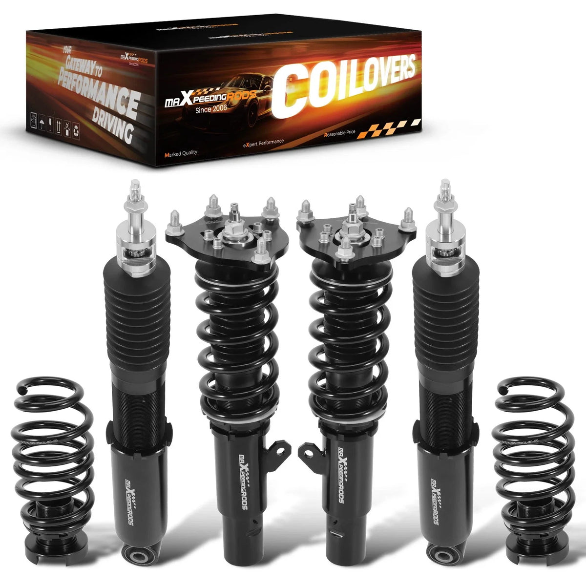 24 Way Damper Coilovers Lowering Kit for Honda Civic Sedan & Coupe (2016–2021)