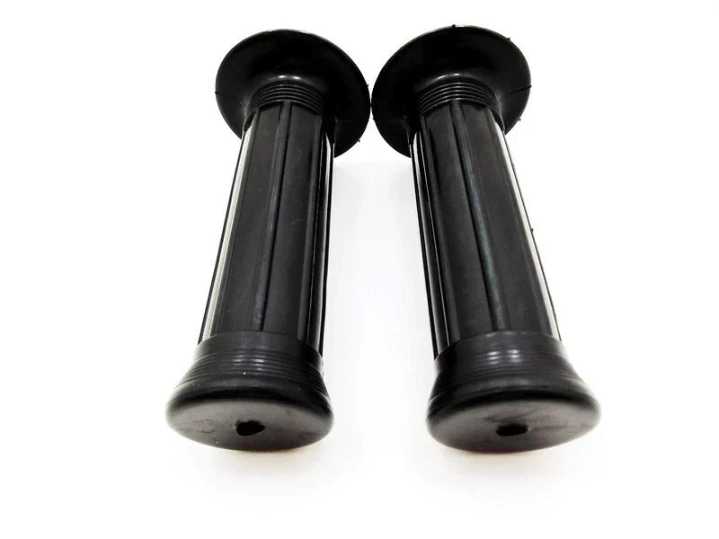 Black Hand Grip Set - Left & Right Pair for YAMAHA IT175 (1977-1980)