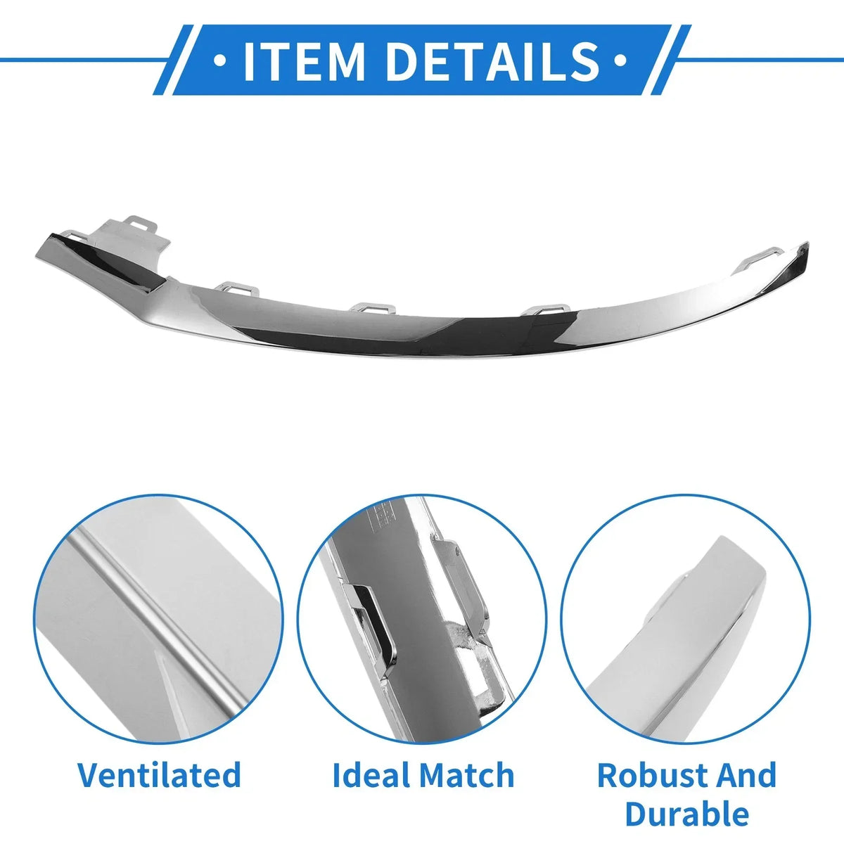 Front Right Grille Trim Bumper for Mercedes-Benz CLS400 (2015-2018)
