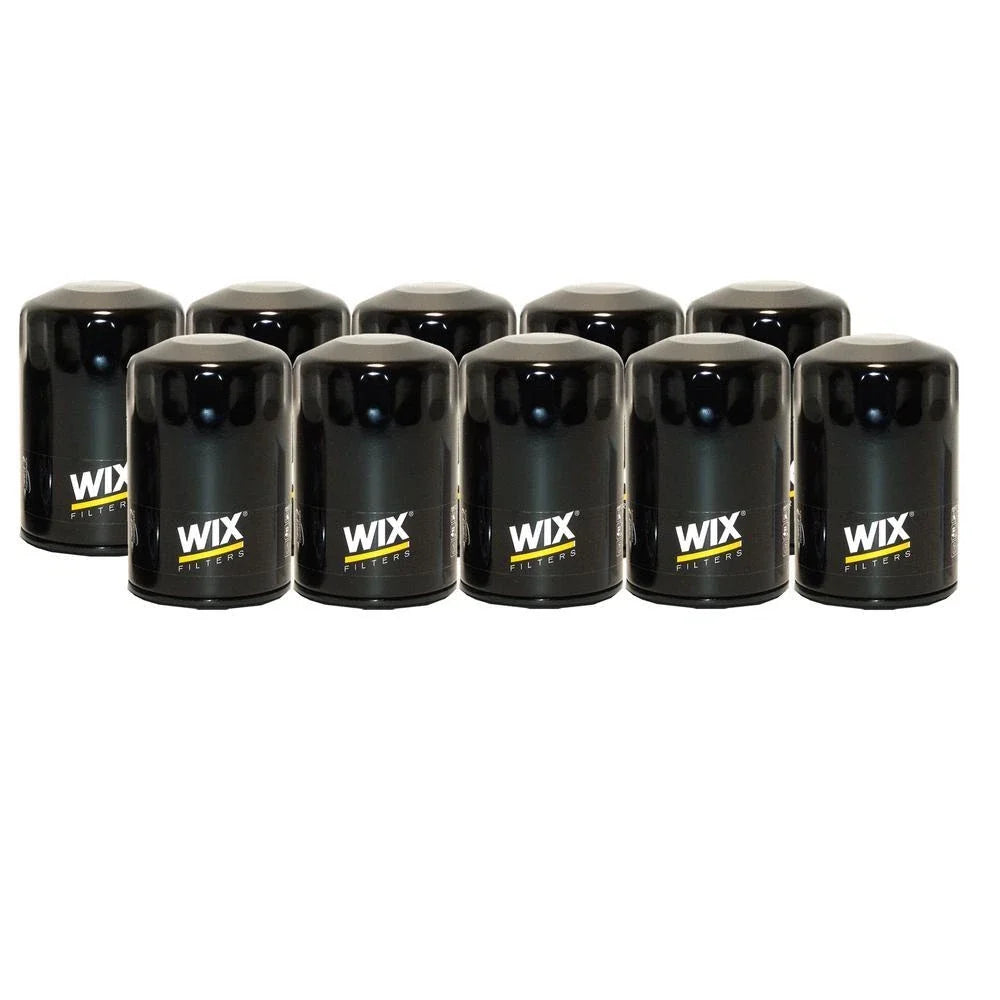 Set of 10 Wix 51522 Engine Oil Filter Kit for (Spin-On)