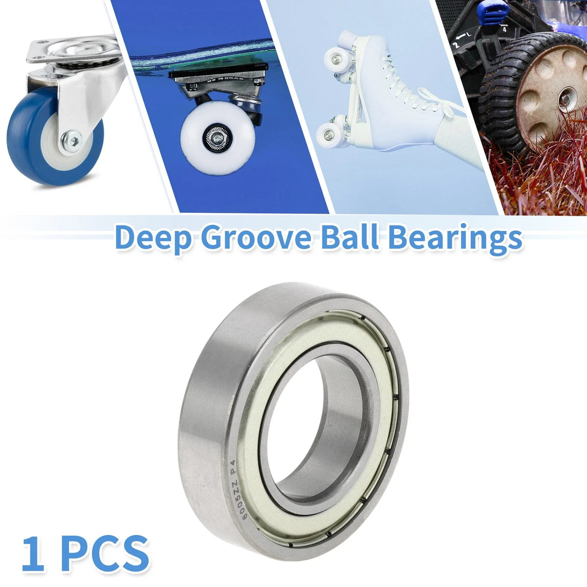 6005ZZ Deep Groove Ball Bearing for Scooter Skateboard Wheel (P4)