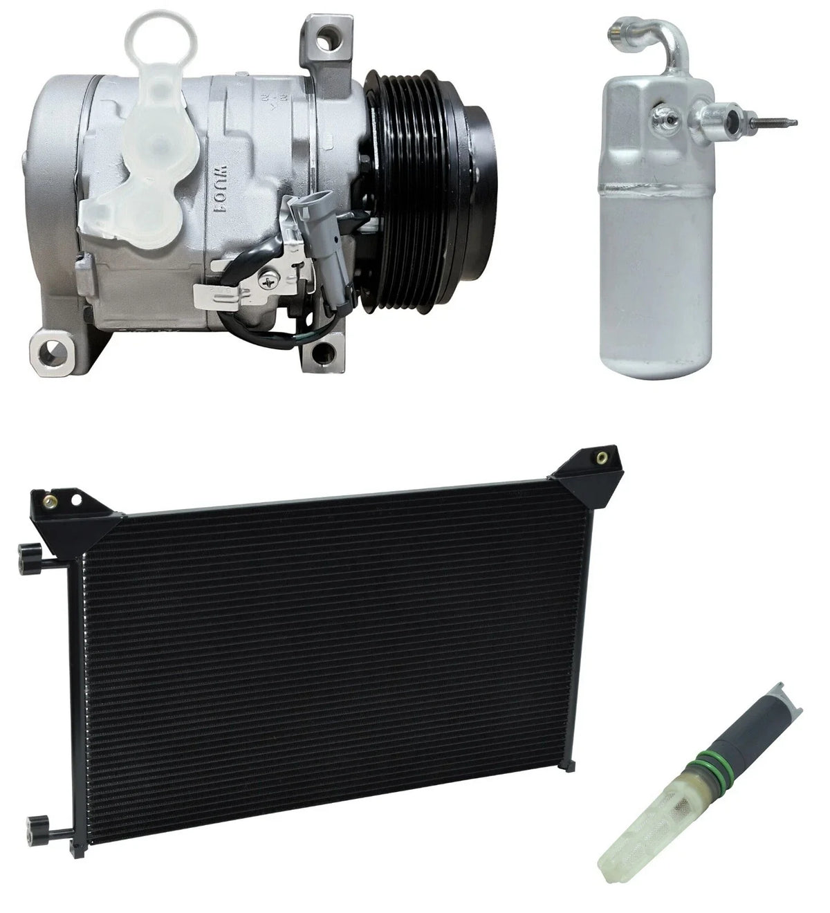 AC Compressor Kit With Condenser for Chevrolet Silverado 3500HD (2014–2015)