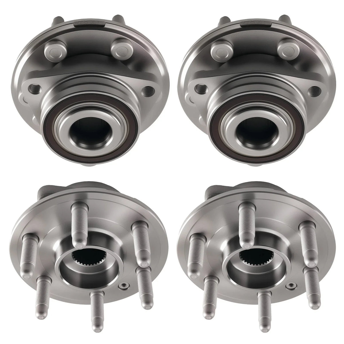 Front and Rear Wheel Bearing Hub Assembly for Cadillac SRX 2010-2016