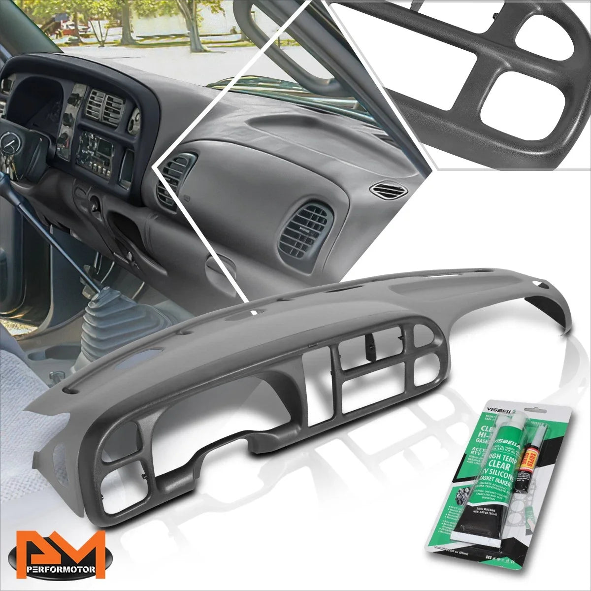Dashboard Cap Bezel Overlayer for Dodge Ram 1500-3500 (1998-2002)