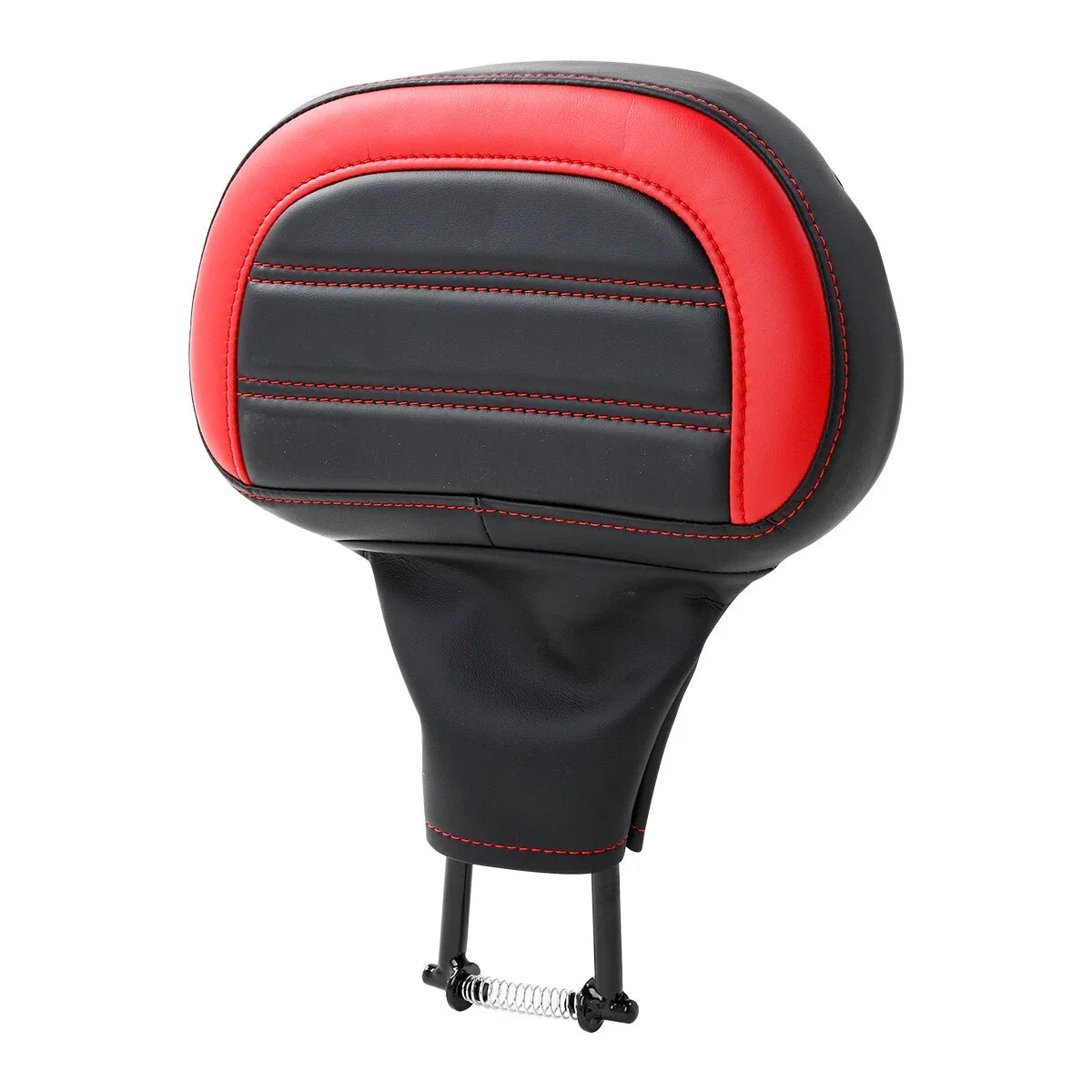 Backrest Pad - Black/Red for Harley Touring Electra Glide (1988–2023)