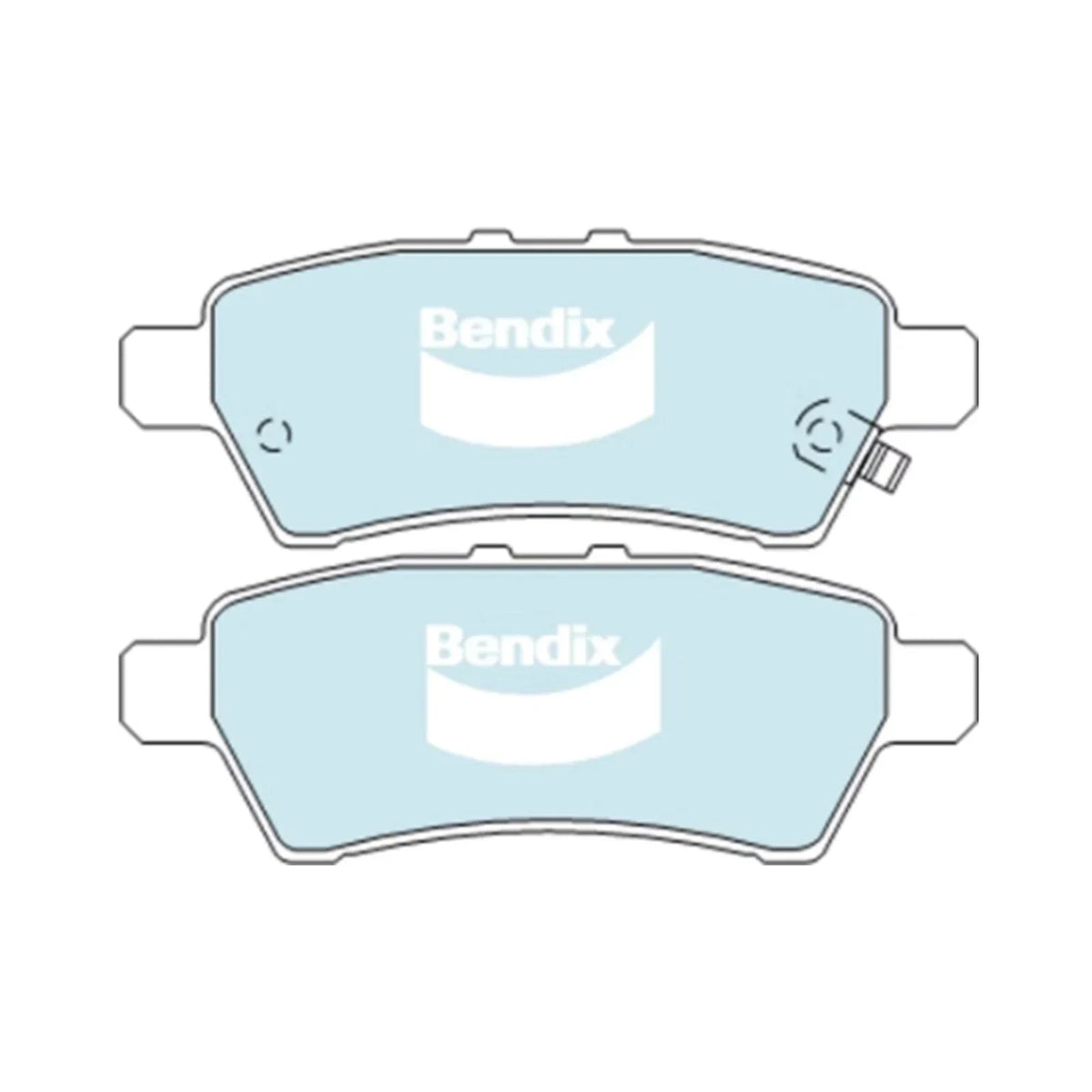 Rear Disc Brake Pads for D40 Nissan Navara (2005-2015)