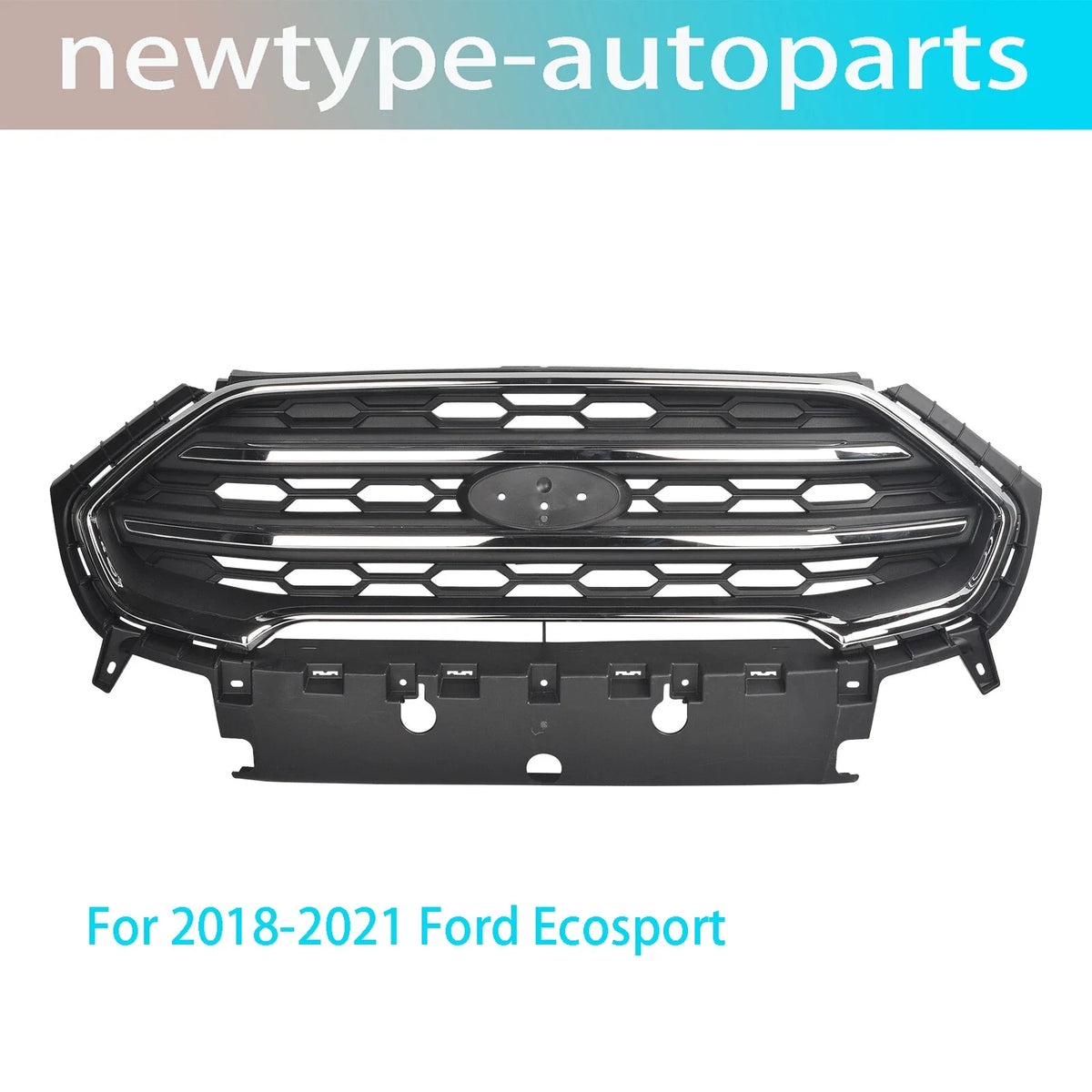 Front Upper Grille Chrome for Ecosport 2018-2021 GN1Z17B968