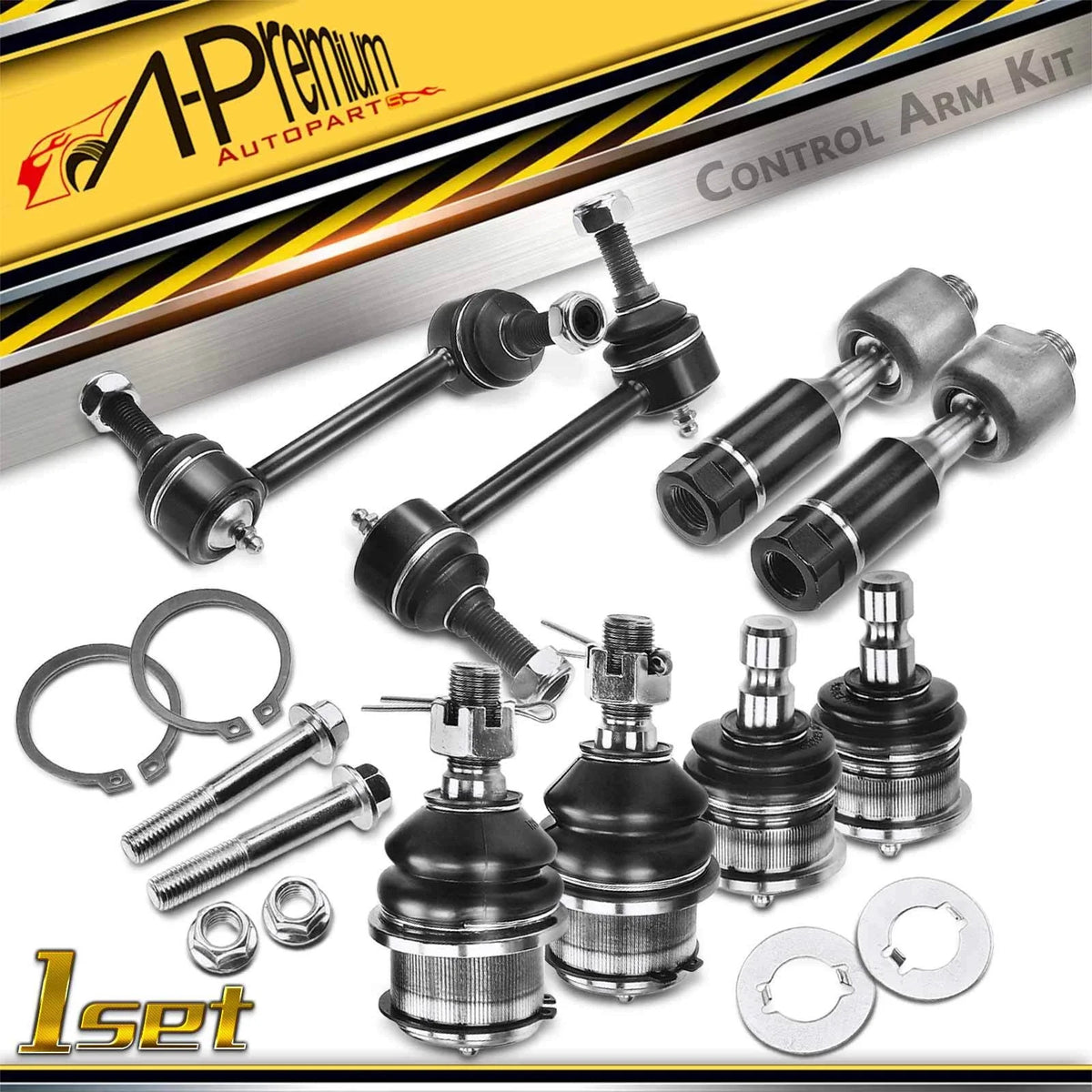 8x Sway Bar Ball Joints for Chevy Trailblazer GMC Envoy (2002–2009)