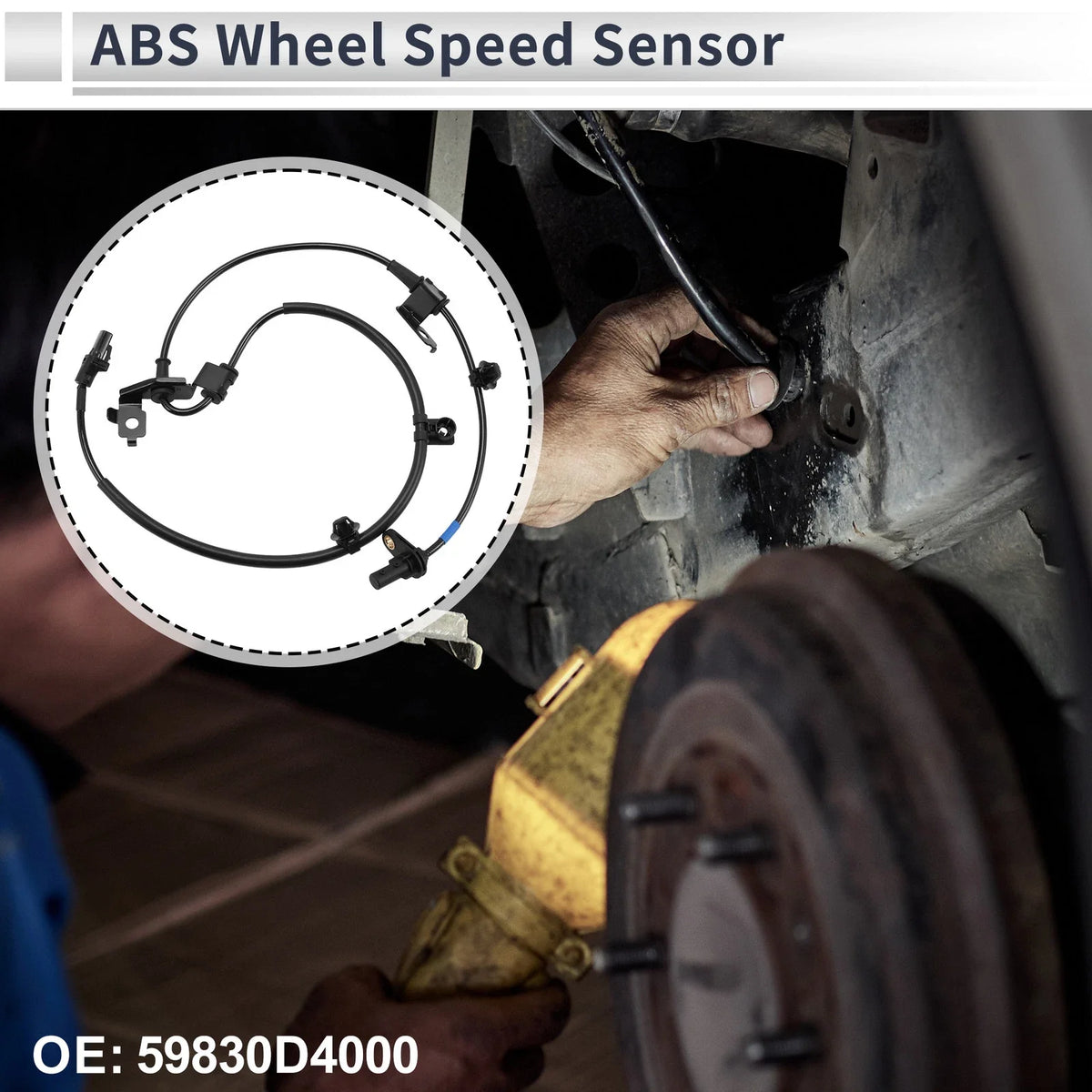 ABS Wheel Speed Sensor No. 59830D4000 for Kia Optima (2016–2020)