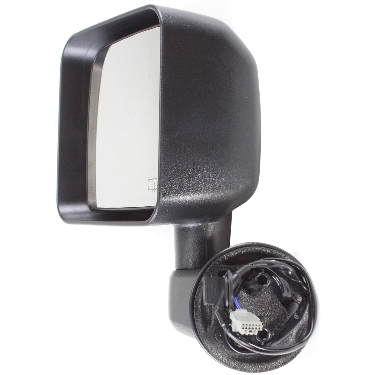 Textured Black Driver Side Power Mirror, Heated for Jeep Wrangler 2011-2013