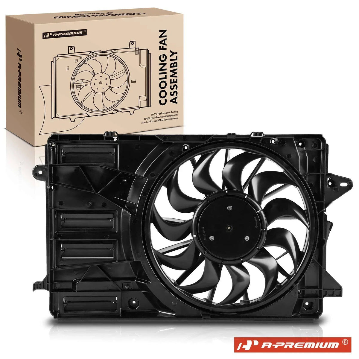 Cooling Fan Assembly with Shroud for Buick Regal Sportback (2018–2020)