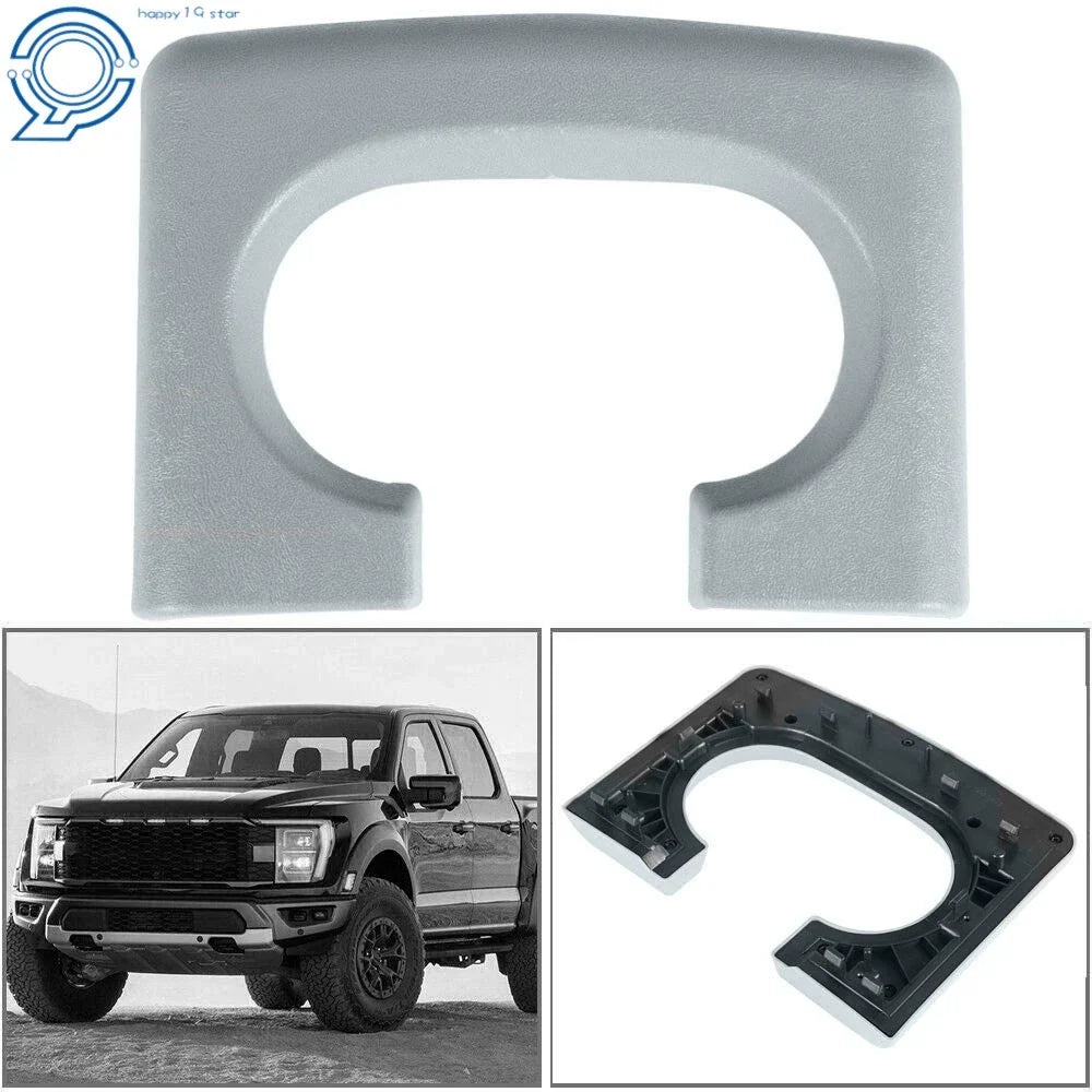 Center Console Cup Holder Pad Gray for F150 (2004–2014)
