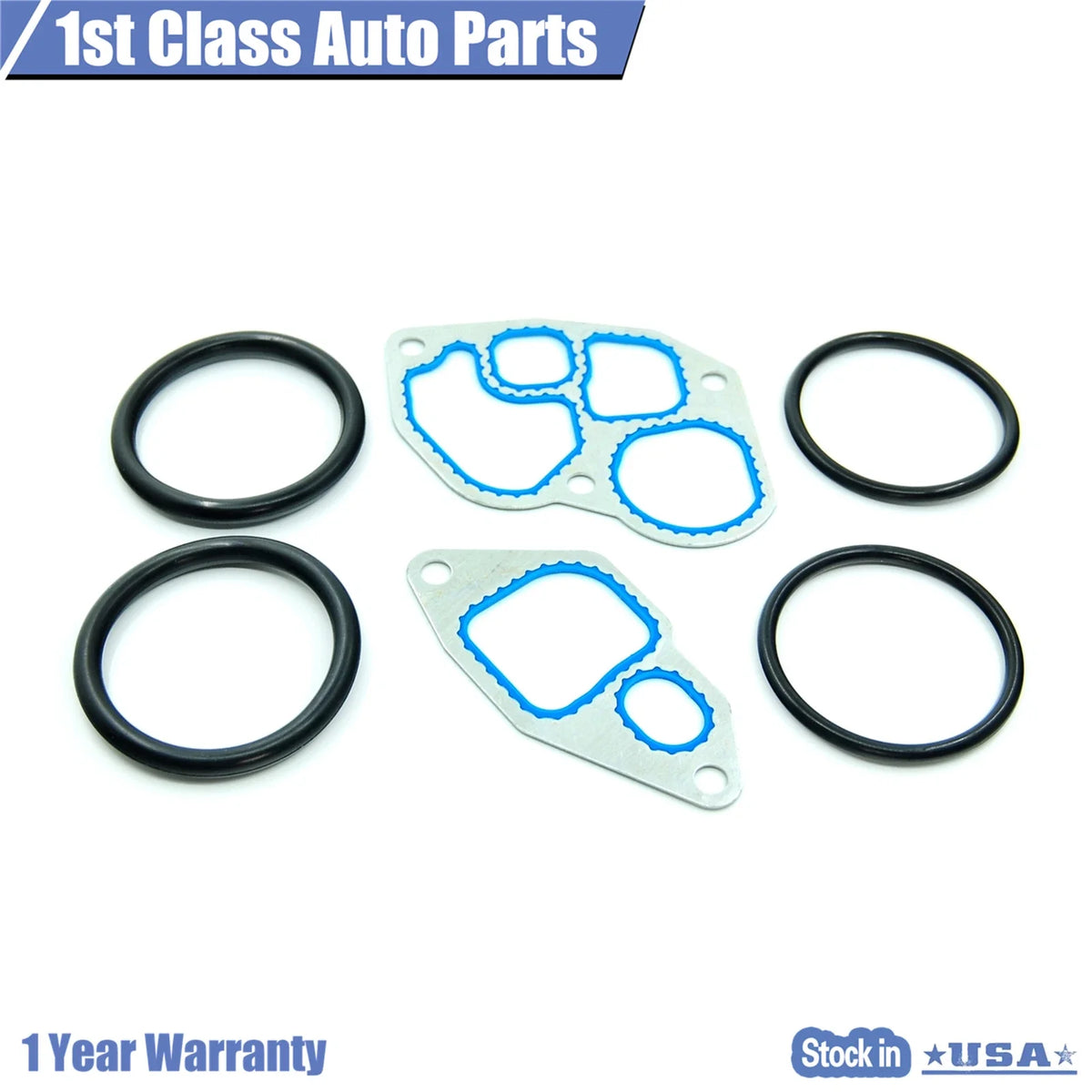 Oil Cooler O-Ring & Gasket Kit for Ford E350 E450 F250 F350 F450 (1995–2003)