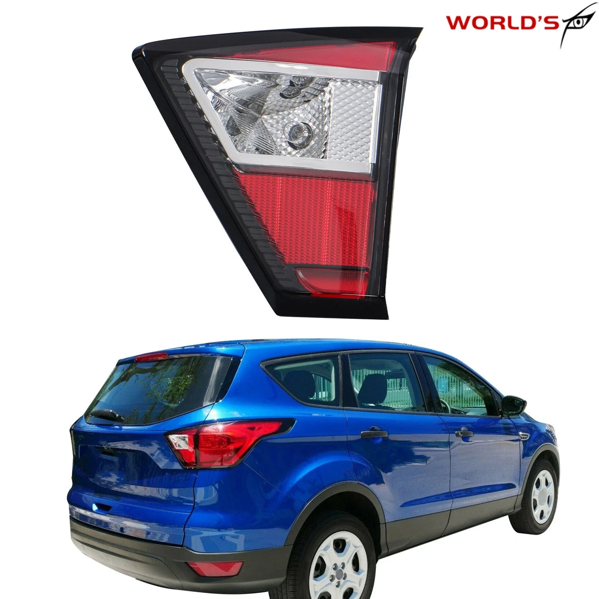 Tail Lights for Ford Escape (2017–2019) Halogen Right Passenger Inner