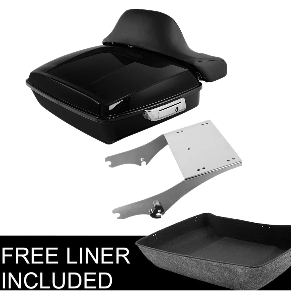 Mount Rack for Chopped Trunk Pad - Harley Electra Glide 1997-2008