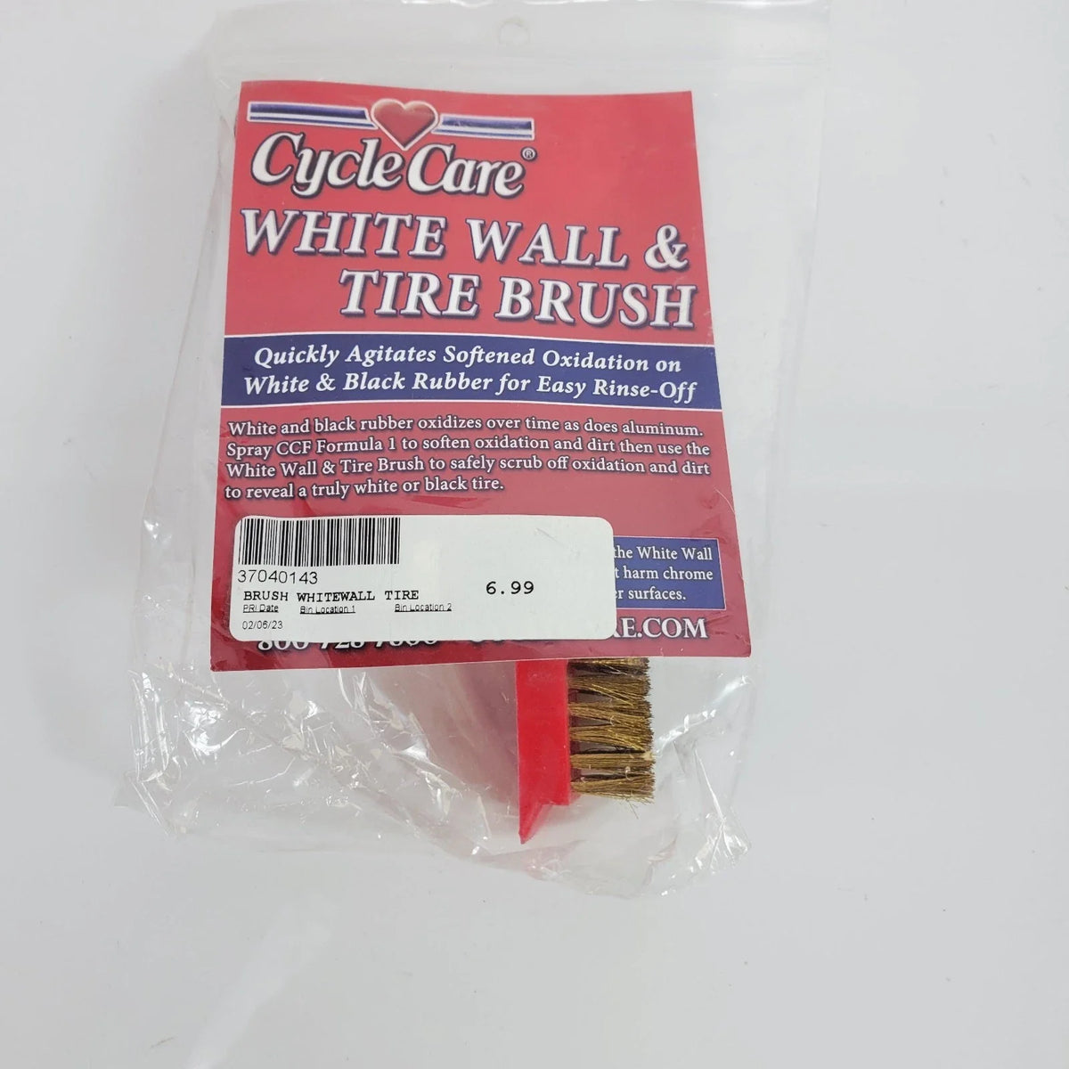 Cycle Care Tire & White Wall Brush for Hilux N70 2005-2015