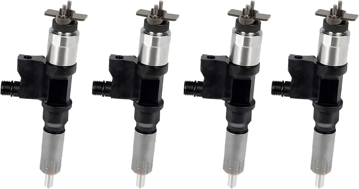 4X Fuel Injector 095000-6373 095000-6376 for Isuzu 4HK1 NPR 6HK1 FRR FSR FTR NQR (2000–2023)