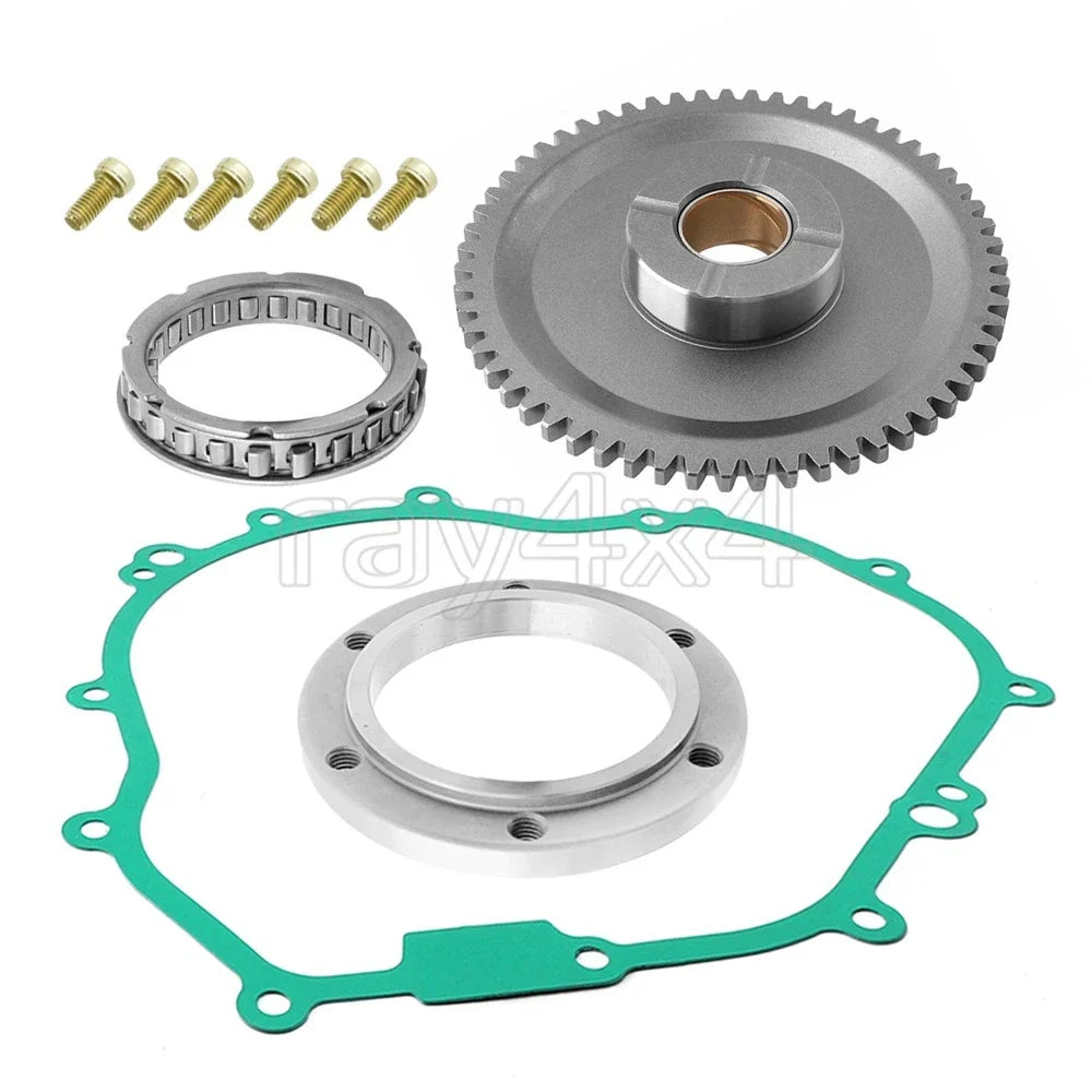 Starter Clutch Gear Bearings and Gasket for YFM350 Yamaha 2000-2006