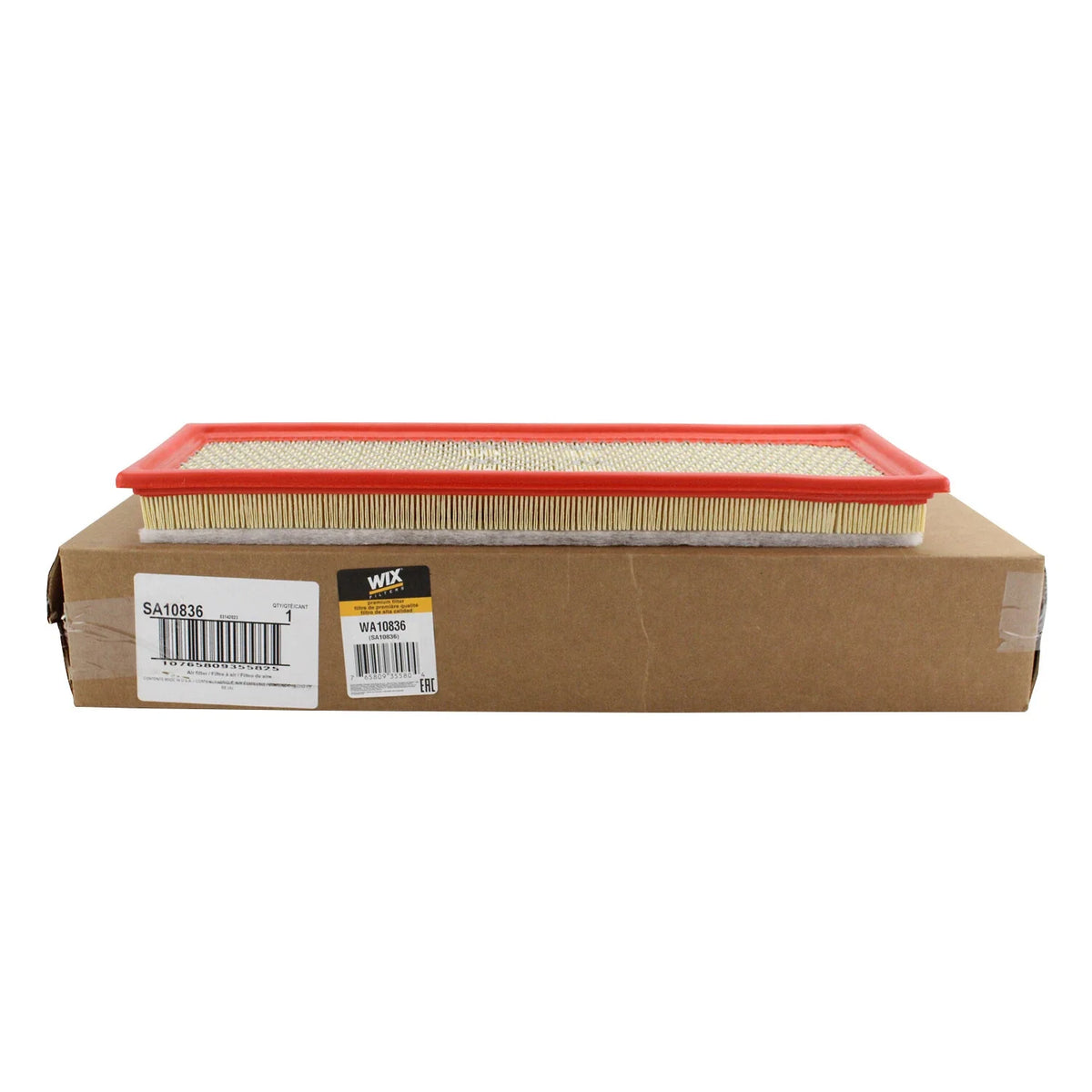WIX WA10836 Air Filter Compatible with Various Makes/Models