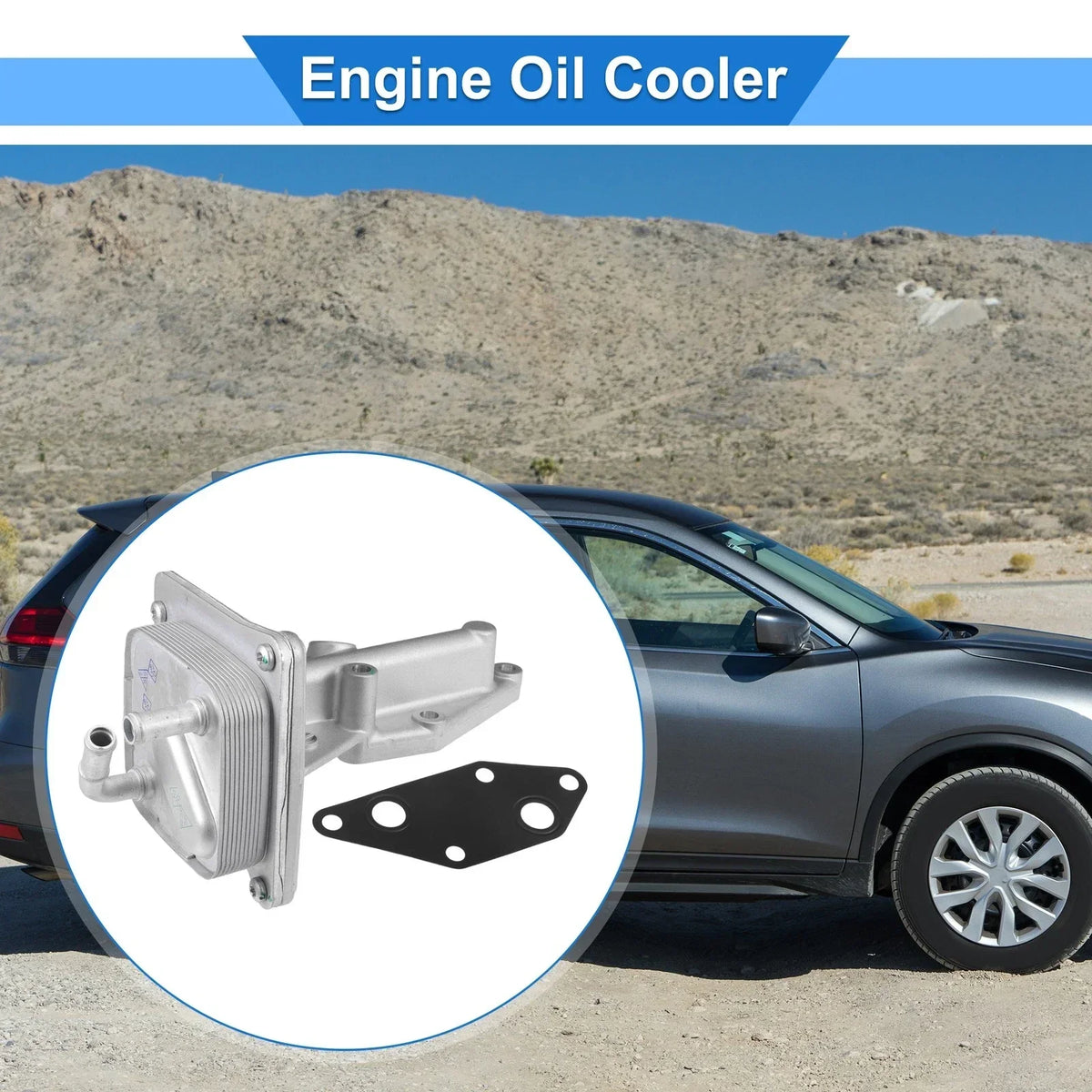 Oil Cooler with Gasket for Nissan Sentra, Altima 2002-2012