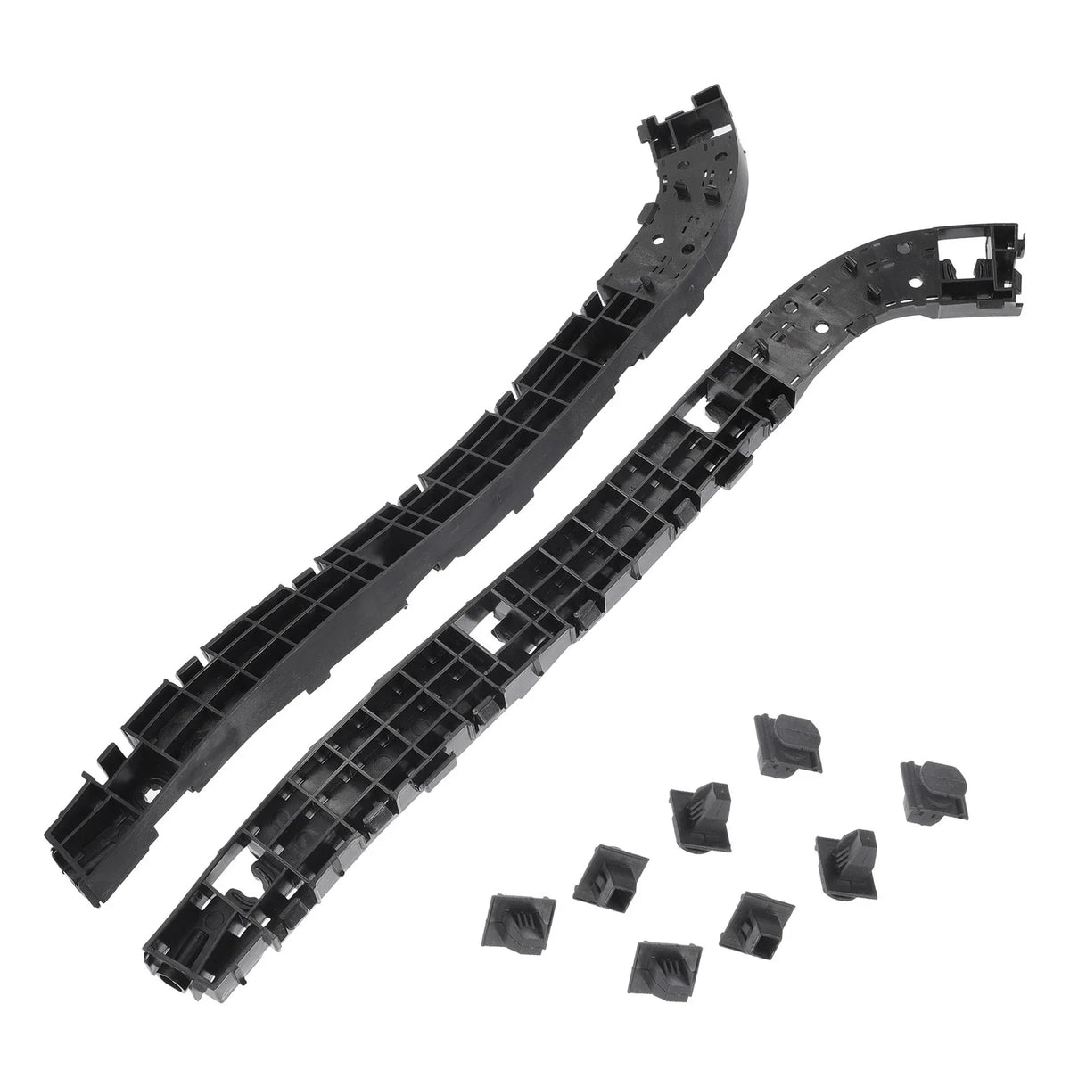 Set of 2 Rear Bumper Support Brackets for Honda CR-V (2007–2011) Black