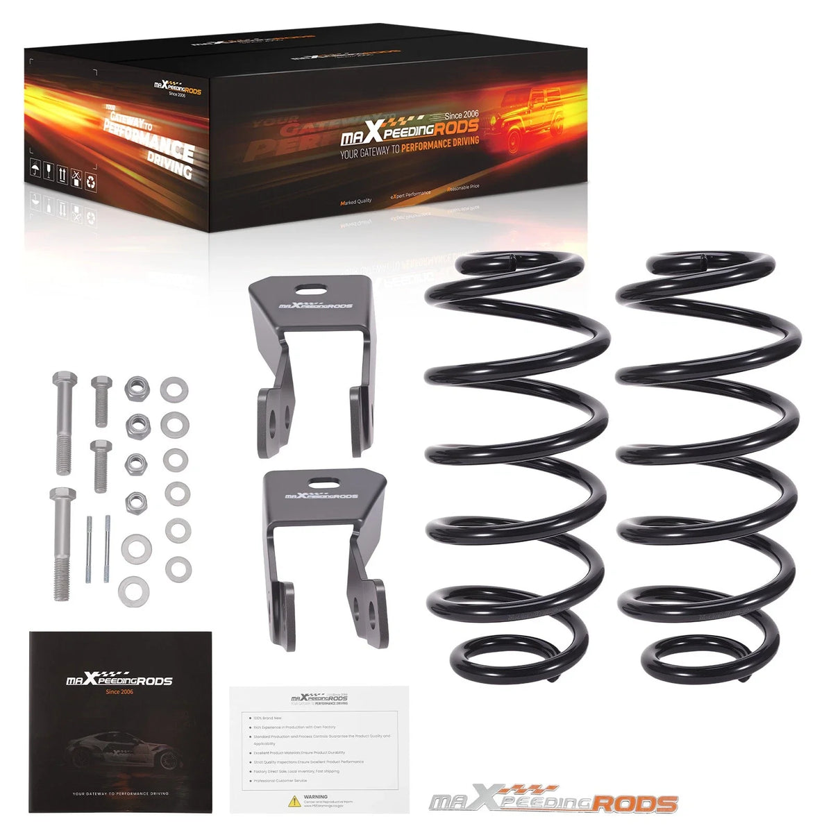 Lowering Spring Kit 2" Drop for Chevy Suburban Avalanche (2007–2020)