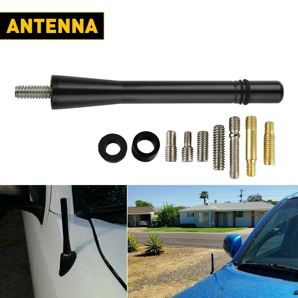 4" Black Antenna Mast for Toyota Tacoma (95-16)