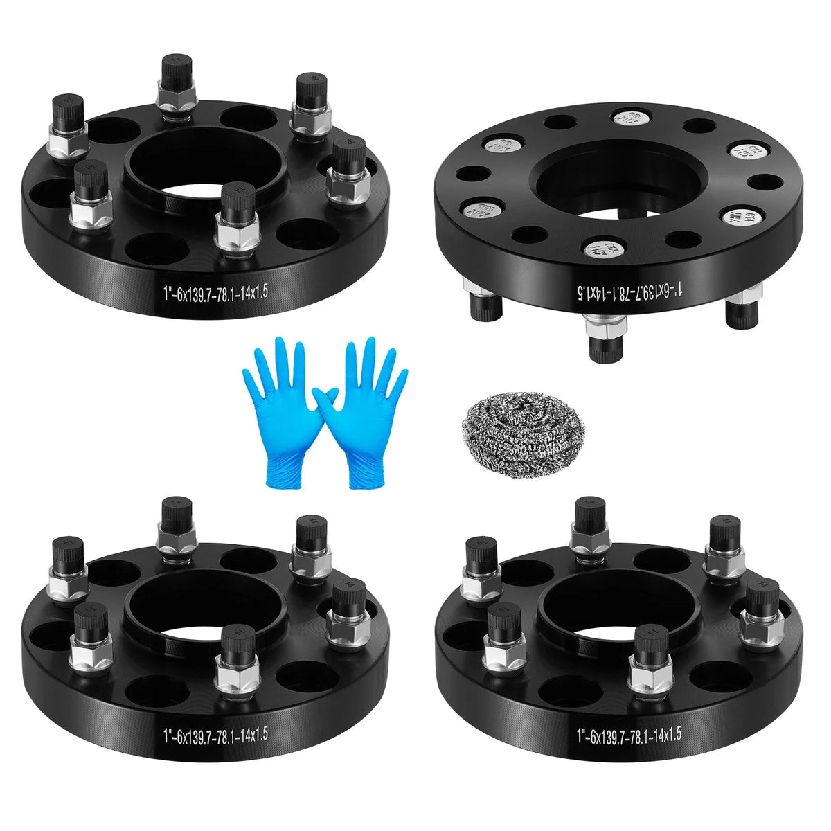 Set of 4 Hubcentric Wheel Spacers for GMC Sierra 1500 (1999–2025)
