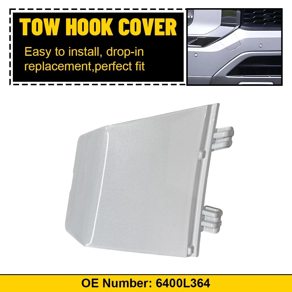 Front Bumper Tow Hook Cover - Pearl White for Mitsubishi Outlander 2022-2024