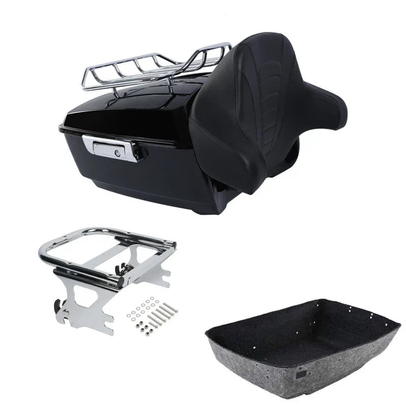 Trunk Backrest Rack Mount for Harley Touring Models 1997–2008