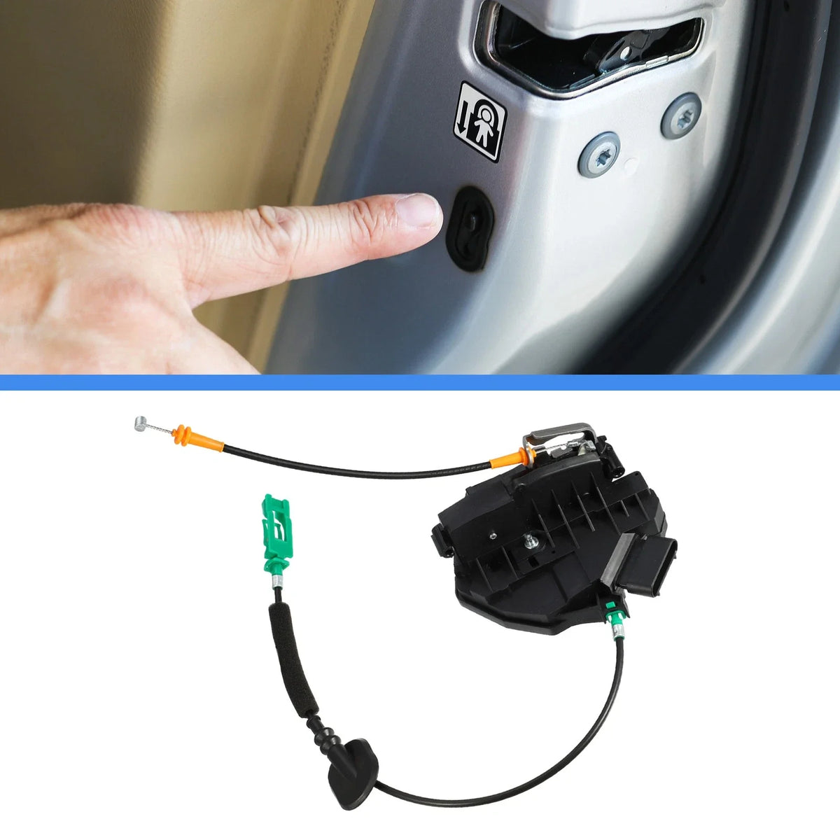 Rear Left Center Door Lock Actuator CN15A264A27DC for Ford Ecosport (2013–2020)