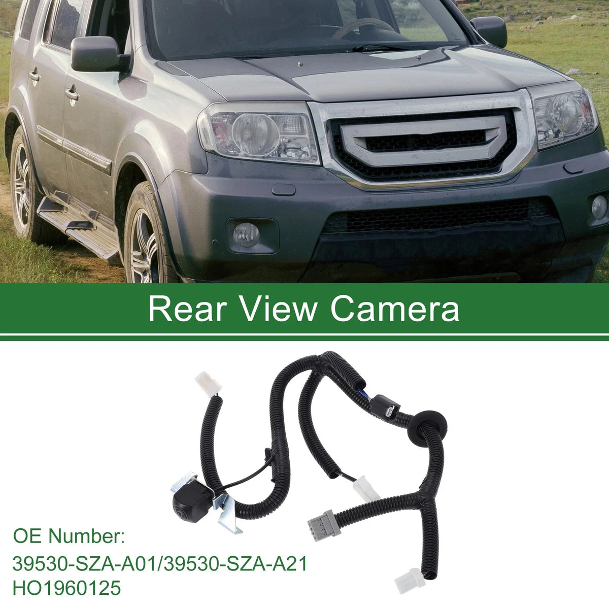 Rear View Camera for Honda Pilot (2009–2015) 120-180 Degree