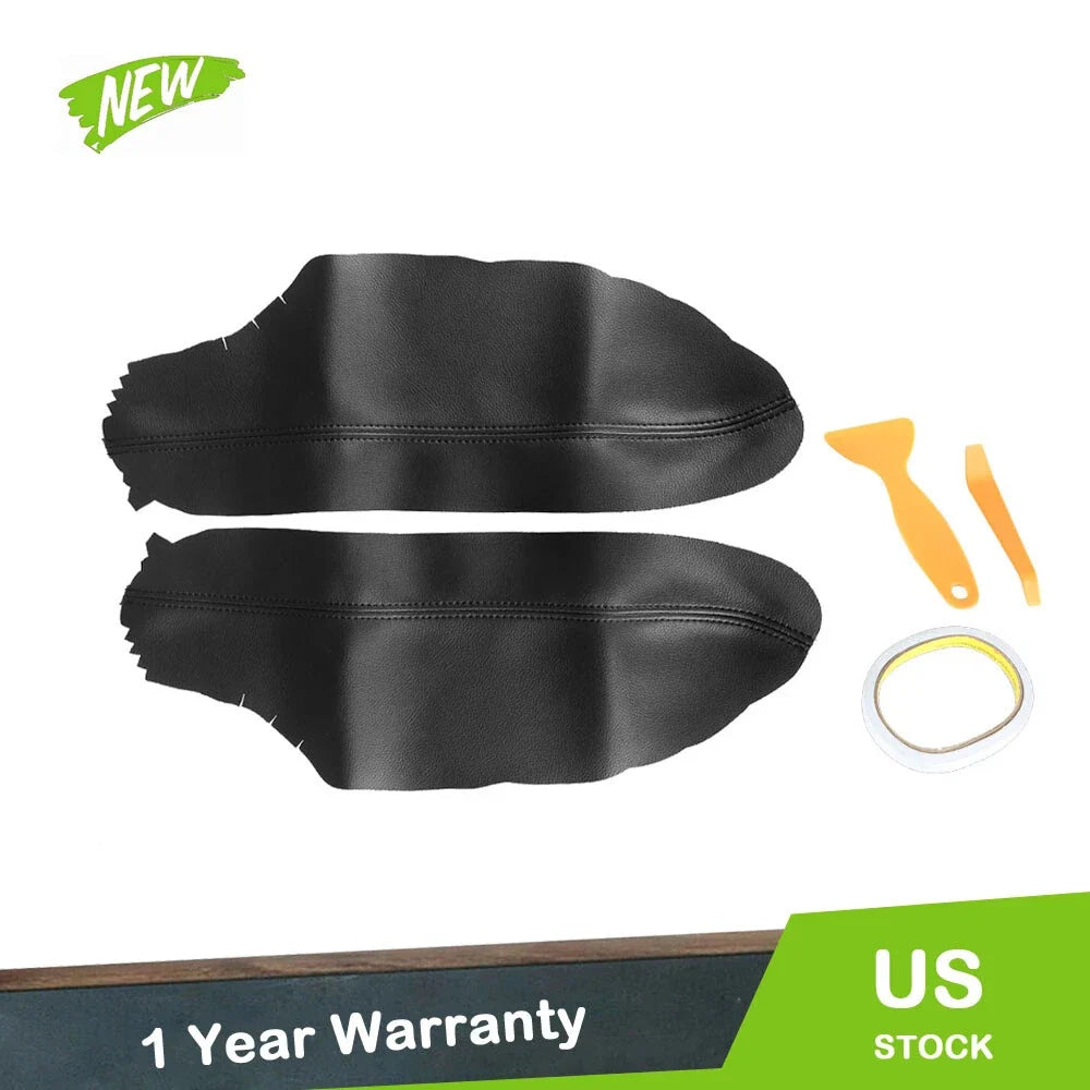 2Pcs Leather Front Door Armrest Covers for Honda Accord (2008–2012)