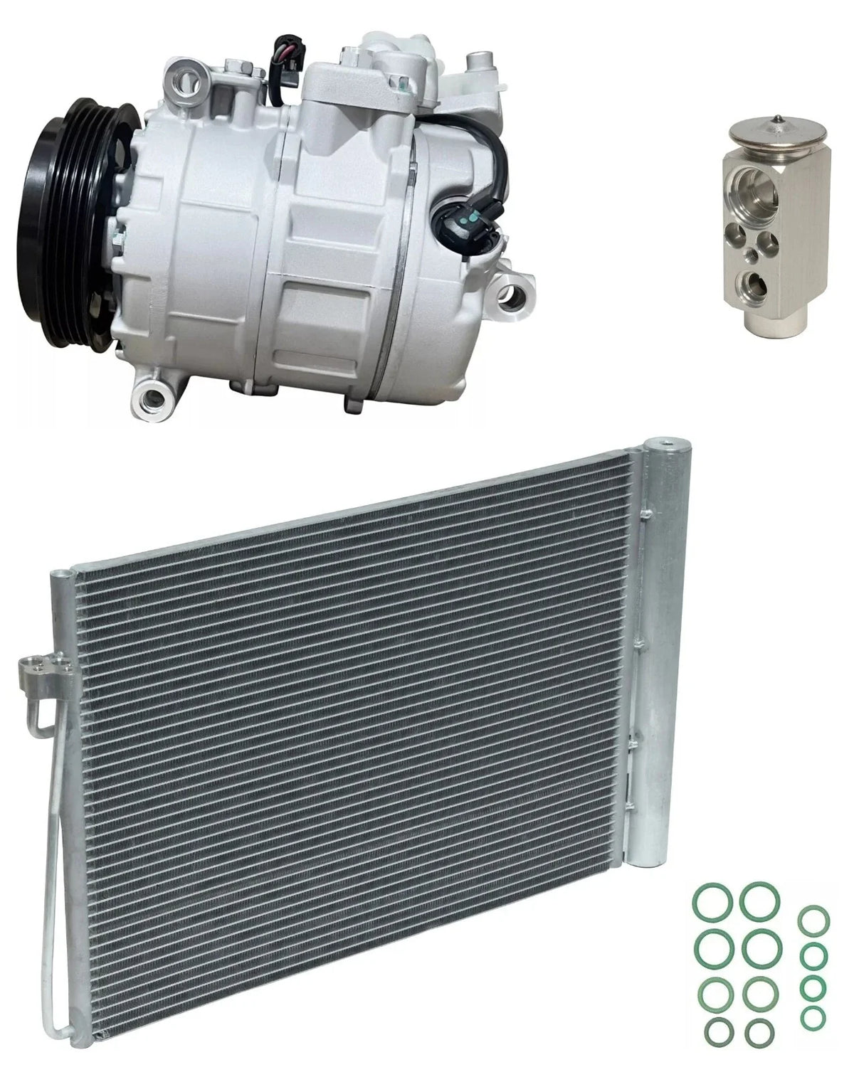 AC Compressor Kit With Condenser for BMW 745Li 4.4L (2004–2005)
