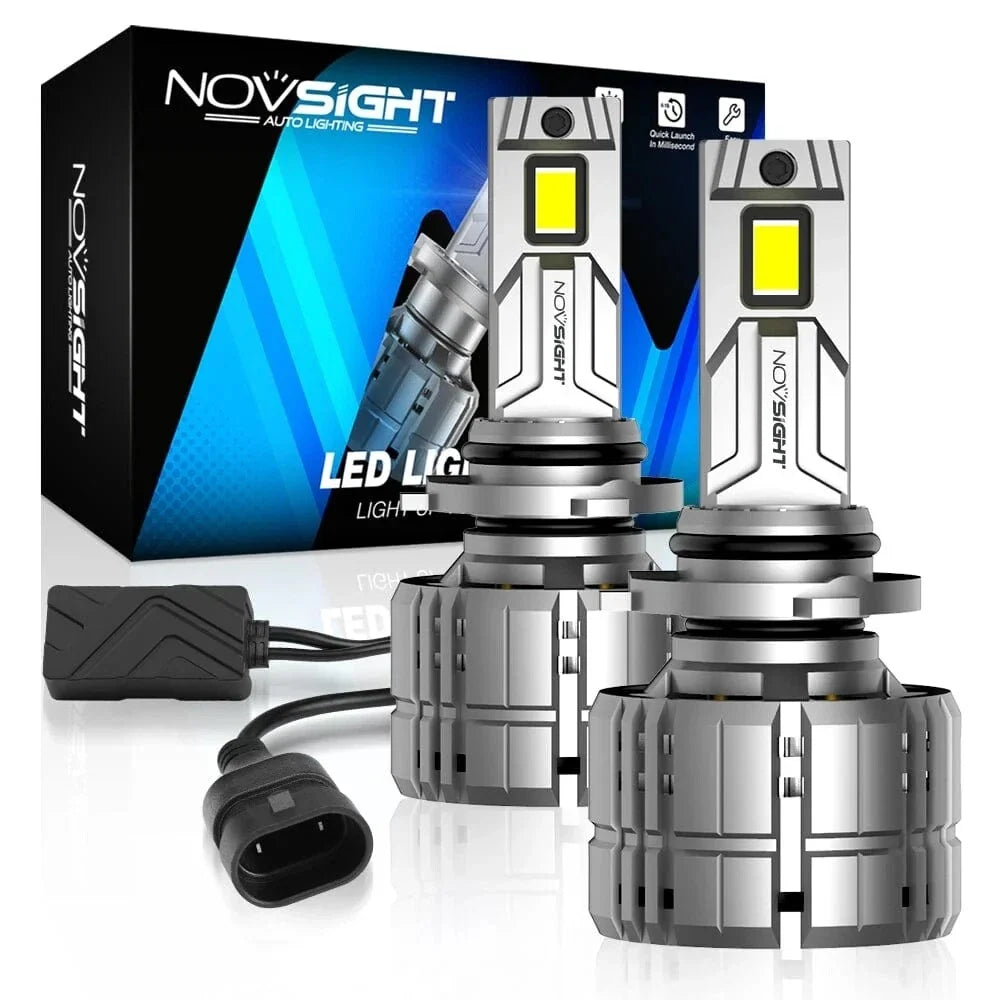 LED Headlight Bulbs 9005 HB3 - 2X 200W 50000LM 6500K