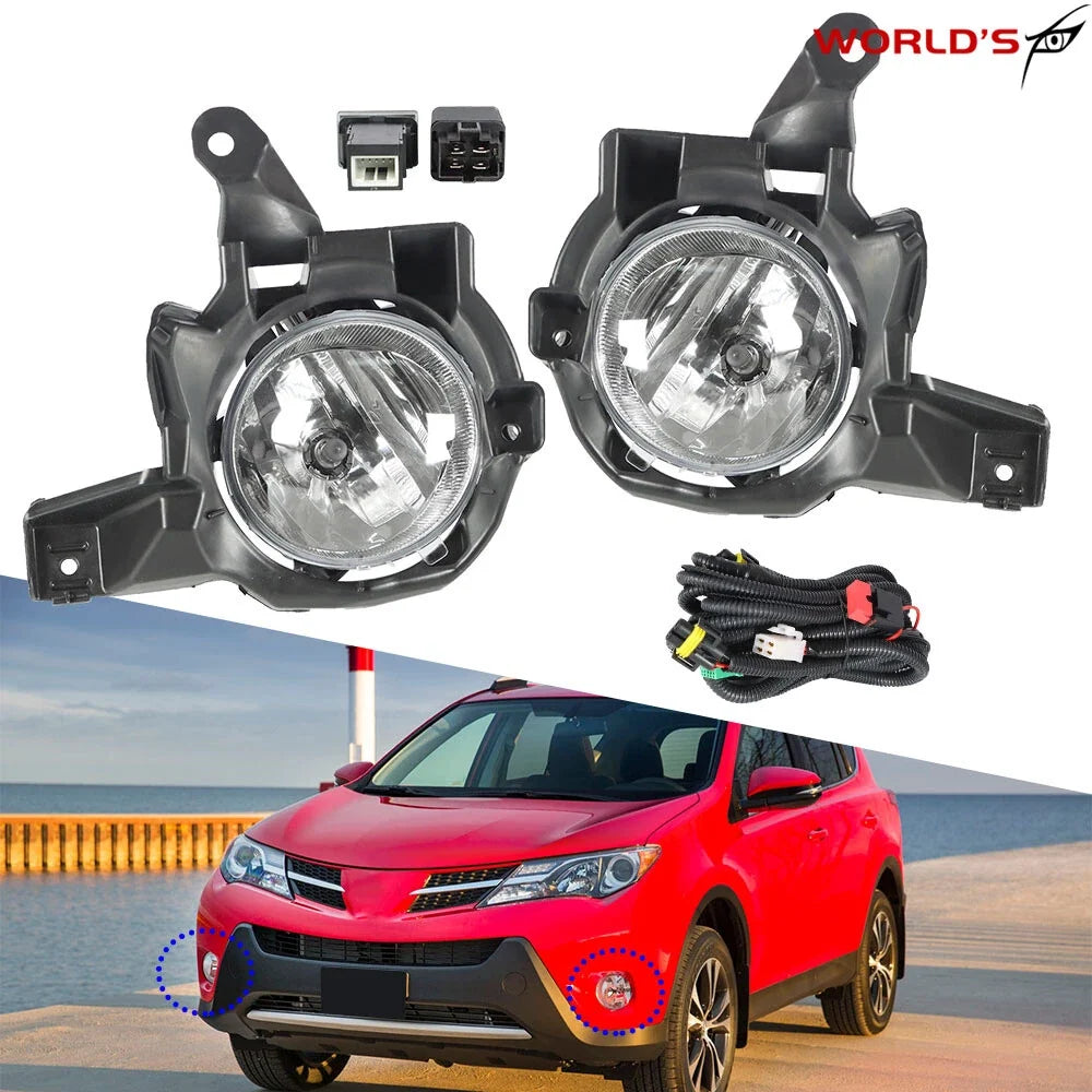Halogen Fog Lights Assembly for Toyota RAV4 (2013–2015)