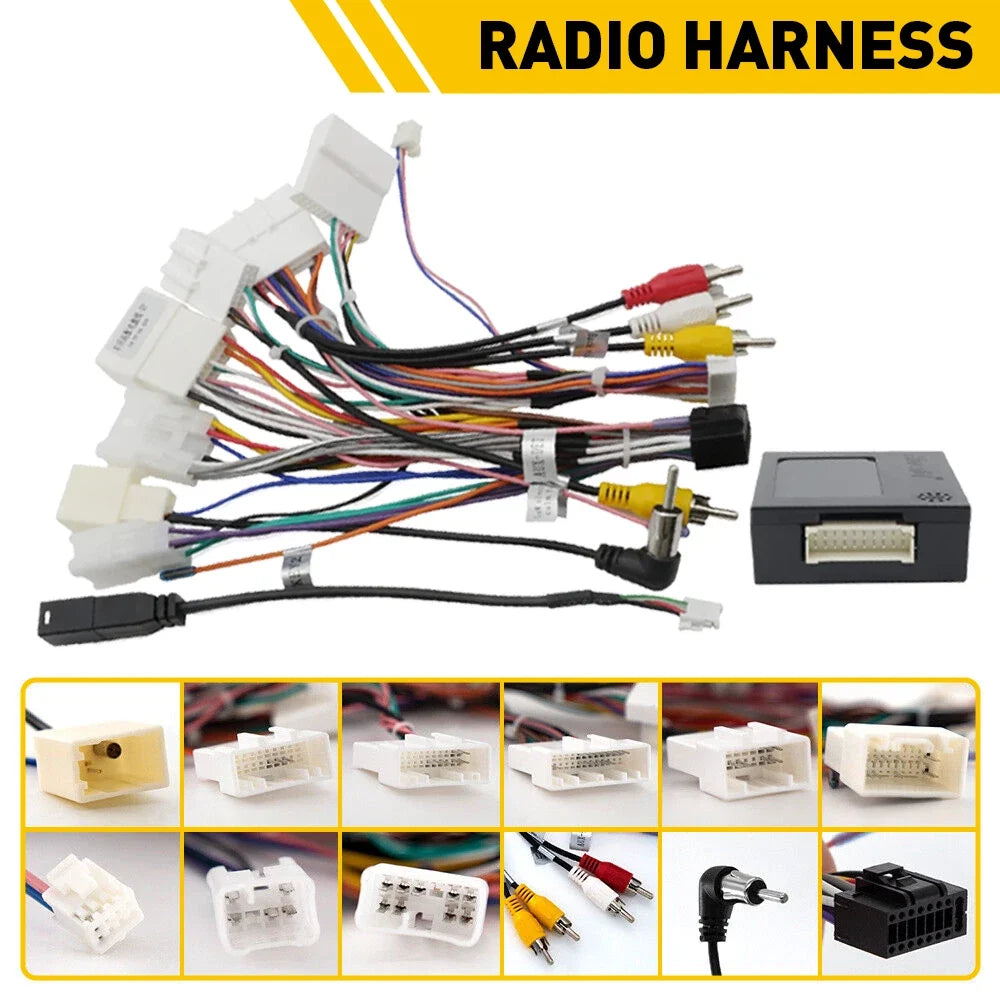 Stereo Radio Power Harness Cable Adapter for Toyota (USA)